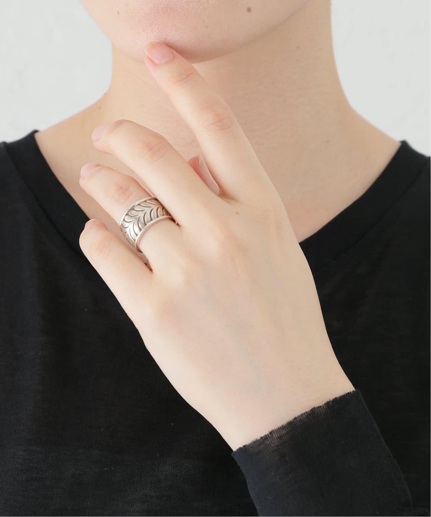 ティファニー ヴィラ パロマ パーム リング　シルバー925 TIFFANY＆CO. Villa Paloma Palm Ring ＃12（リング）｜HIROB（ヒロブ