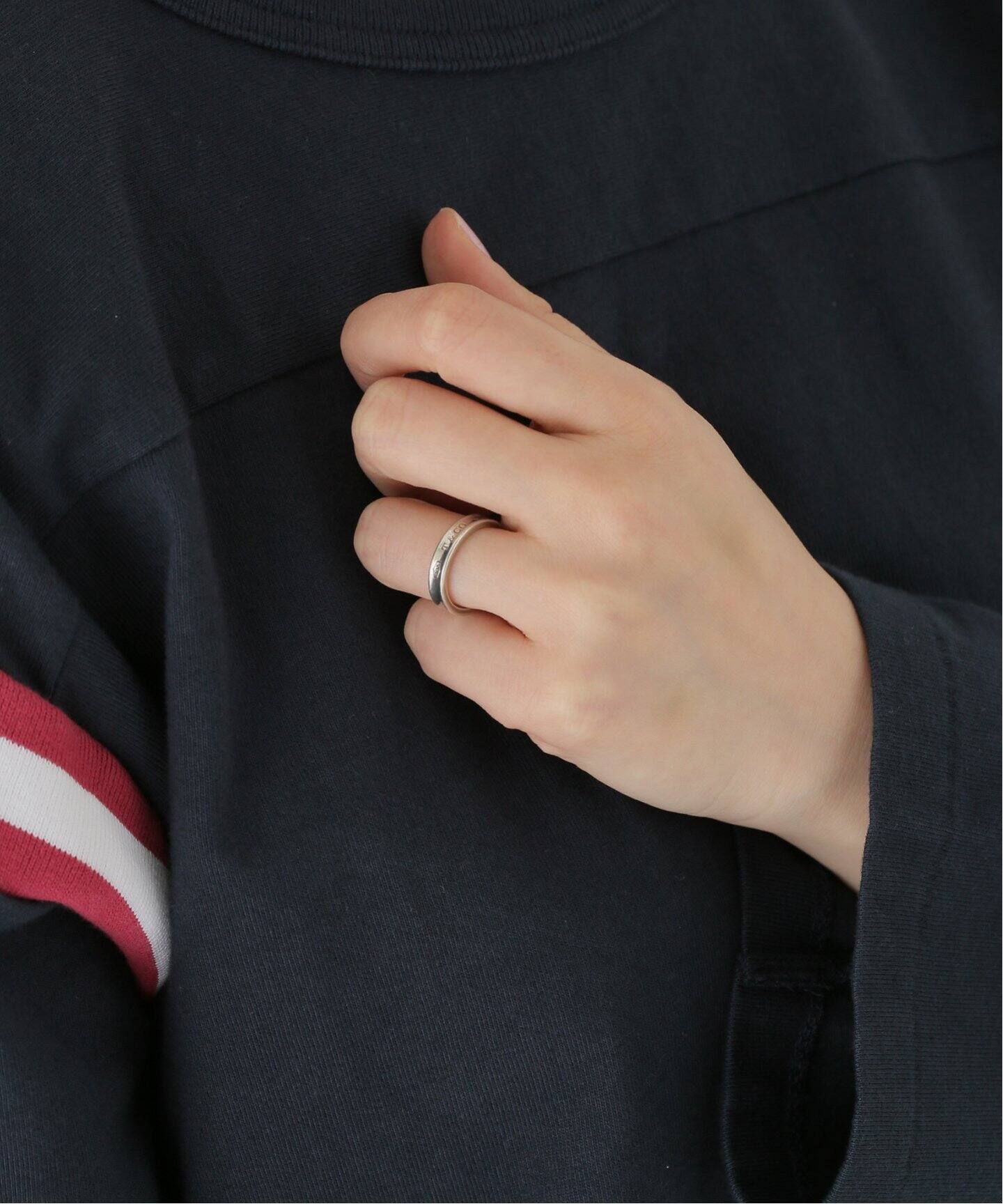 VINTAGE TIFFANY&Co./ティファニー】1837 ring nallow（リング