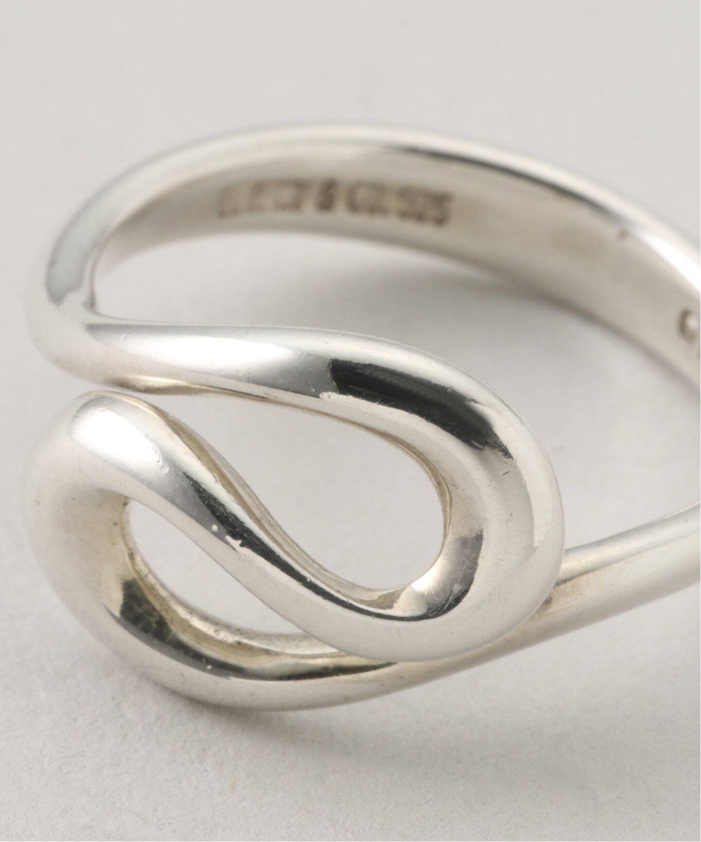 【ユーズド品】TIFFANY　Open Wave Ring　＊736 ユーズド品】TIFFANY Open Wave Ring ＊736 - メルカリ