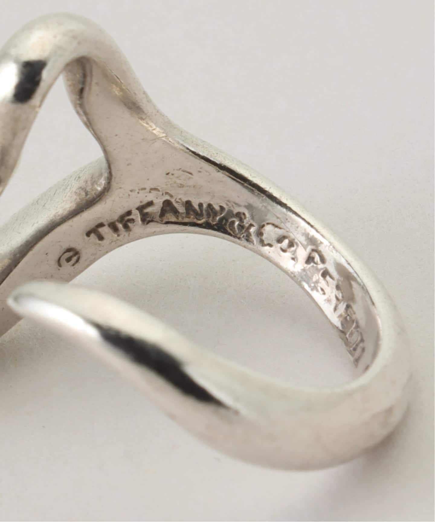 VINTAGE TIFFANY&Co./ティファニー】Open heart ring（リング