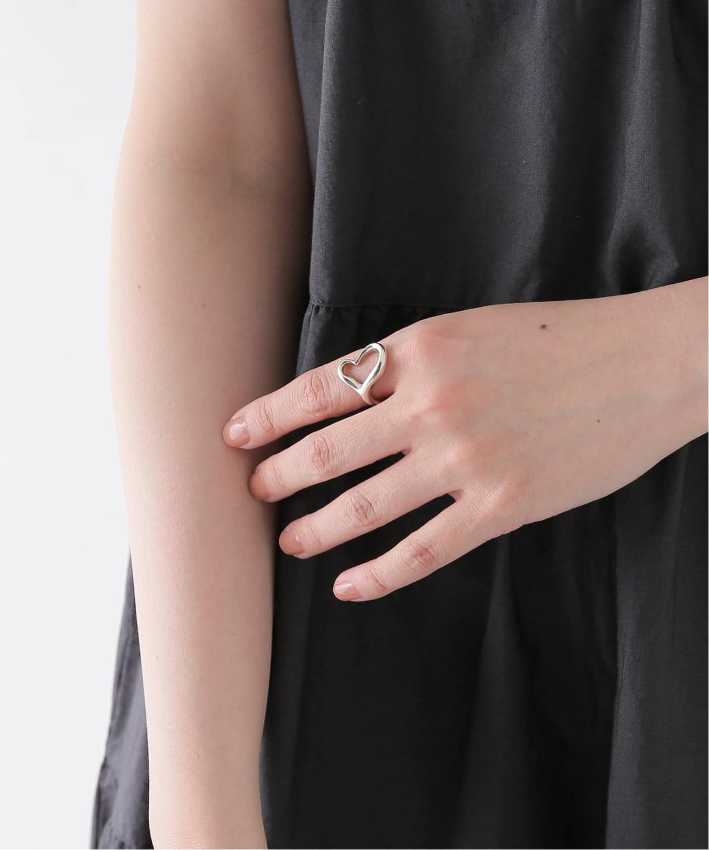 VINTAGE TIFFANY&Co./ティファニー】Open heart ring（リング