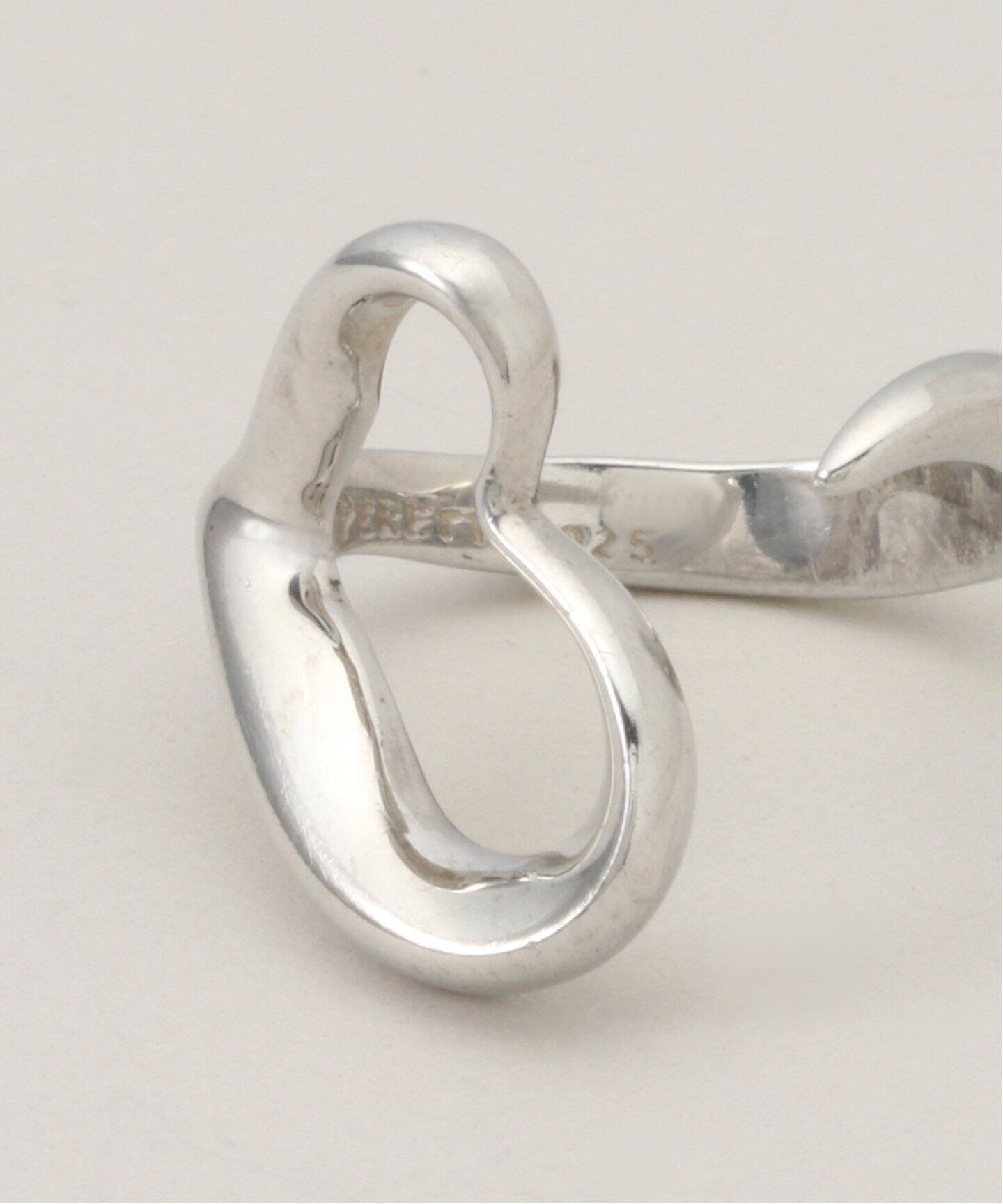 VINTAGE TIFFANY&Co./ティファニー】Open heart ring s（リング