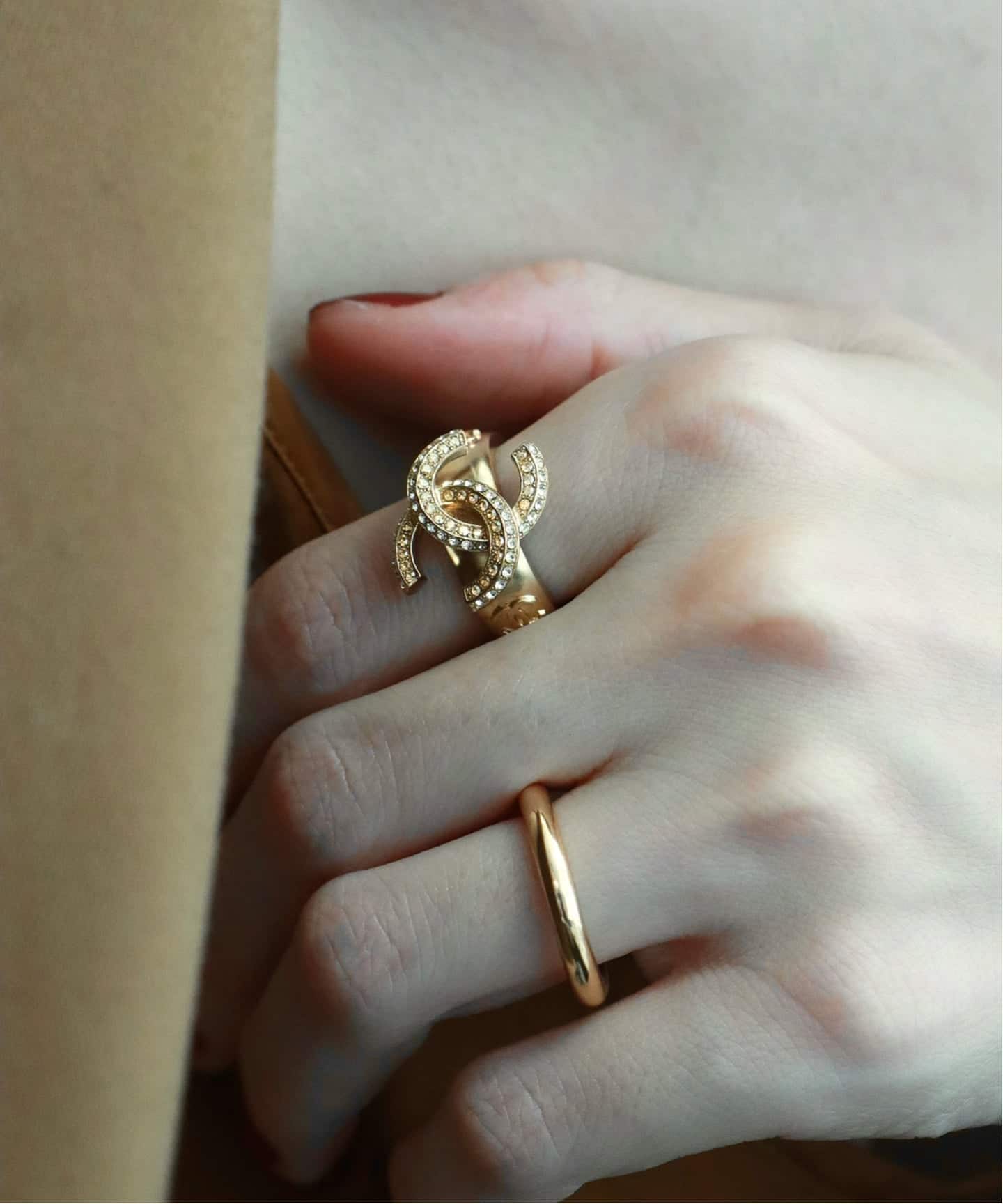 CHANEL Bagues Z3070 ルテニウムノワール リング coco-crush-ring-white-white-