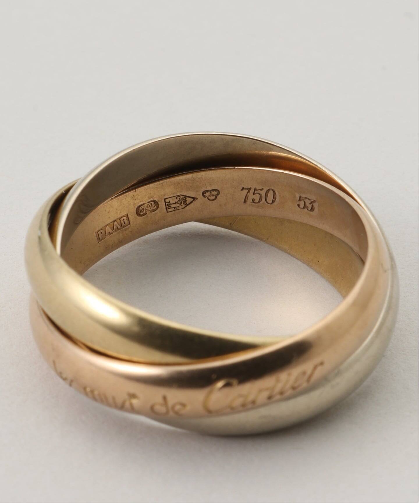 アクセサリー Vintage Cartier Trinity Ring 53 VINTAGE CARTIER/カルティエ】Trinity ring（リング）｜DECOUVERTE