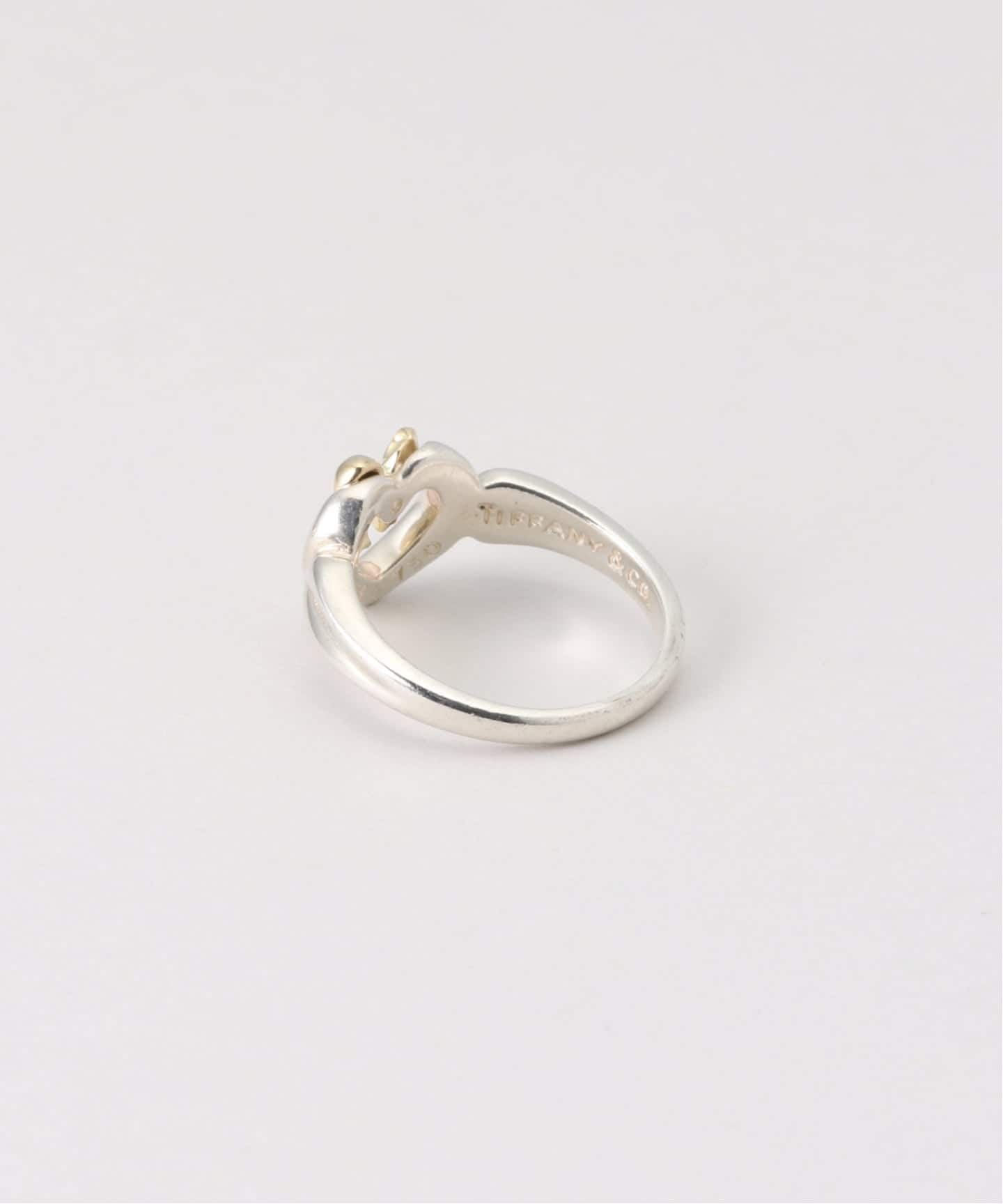 VINTAGE TIFFANY&Co./ティファニー】Heart ribbon ring（リング