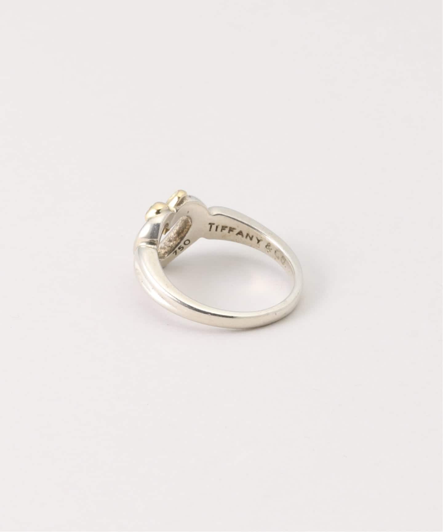 VINTAGE TIFFANY&Co./ティファニー】 Heart ribbon ring（リング