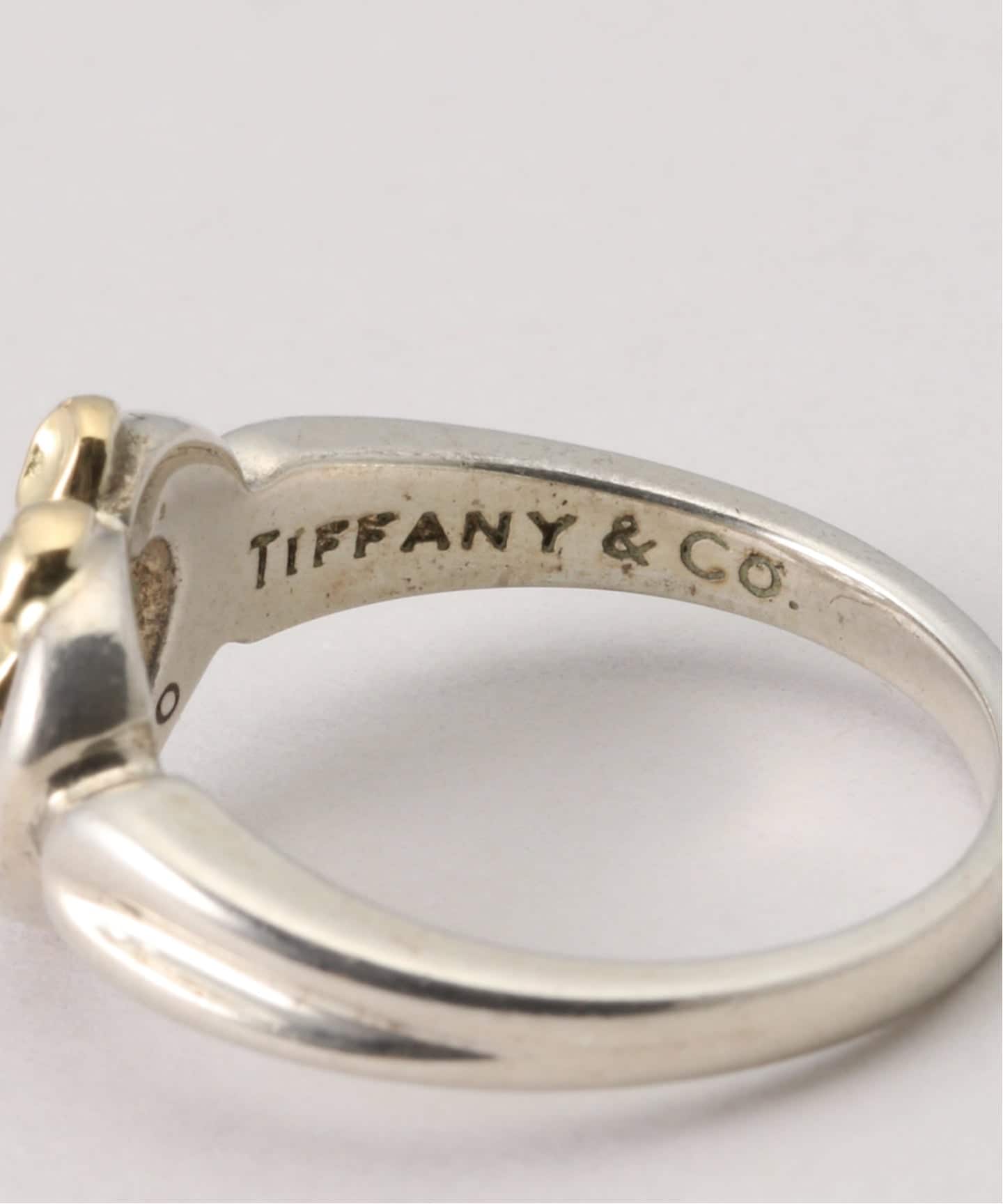 VINTAGE TIFFANY&Co./ティファニー】 Heart ribbon ring（リング