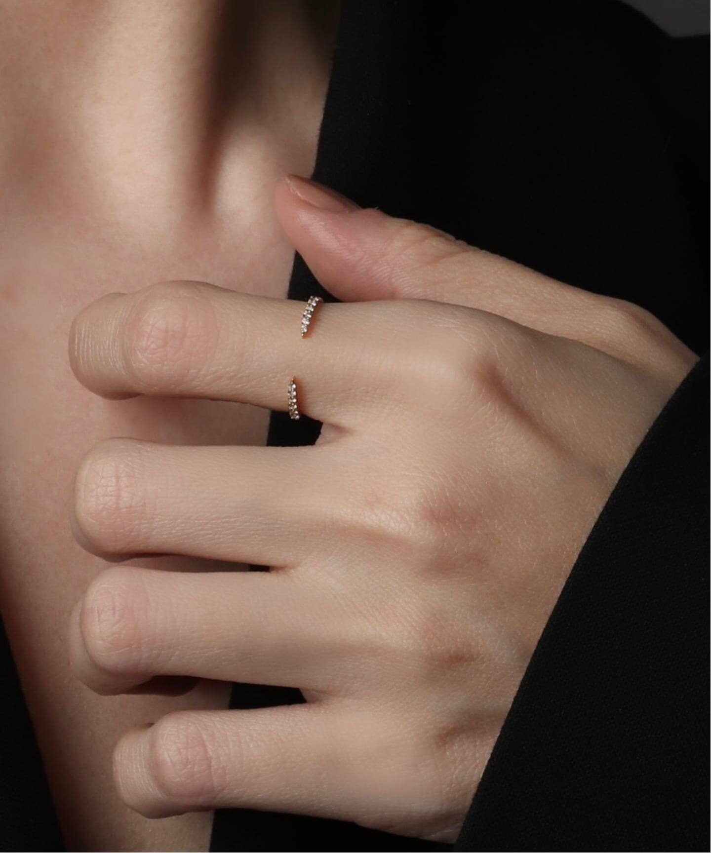 18K gap ring（リング）｜DECOUVERTE（デクーヴェルト）の通販