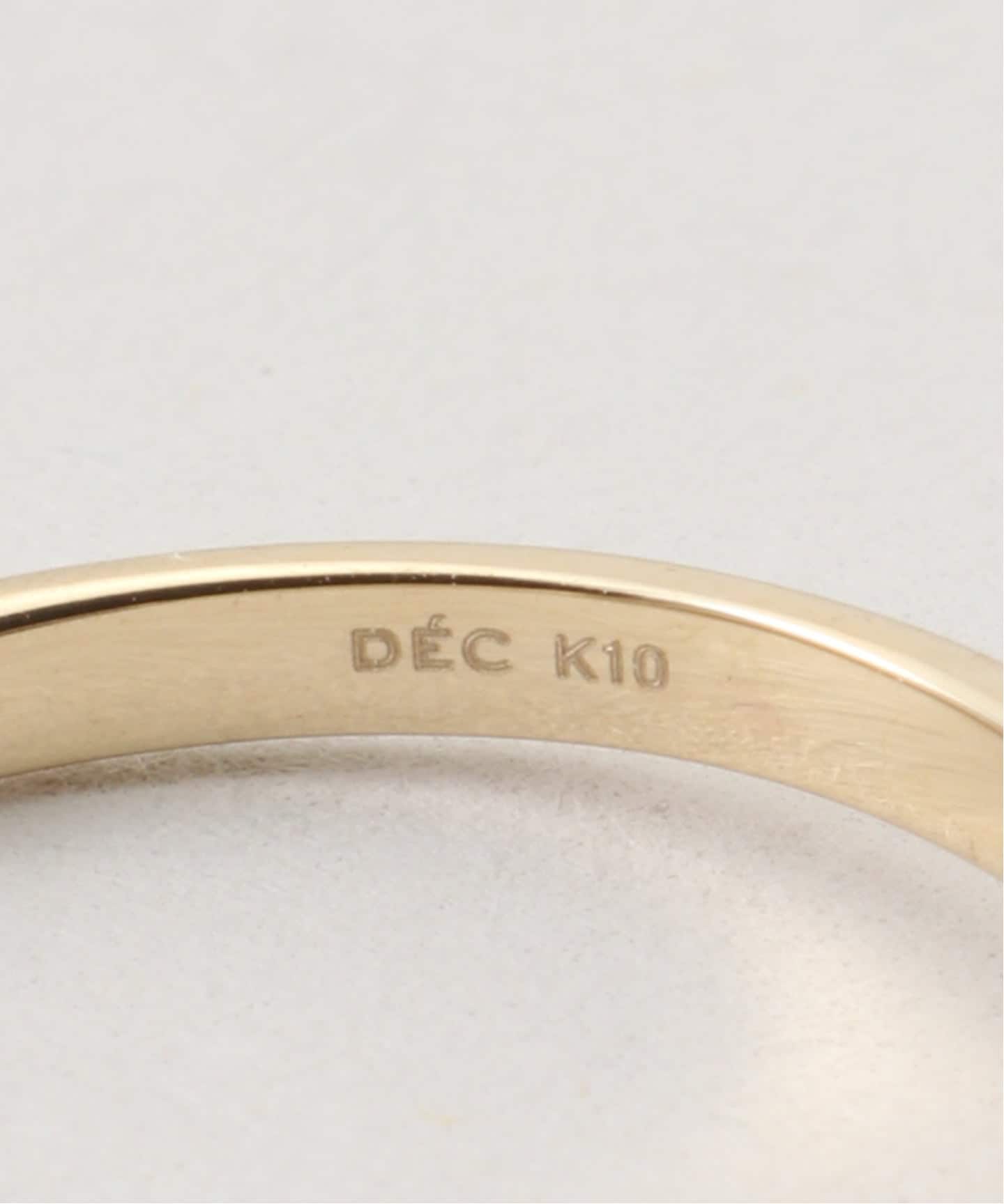 DÉCOUVERTE 10Kイエローゴールド　バーリング 11号 DÉCOUVERTE 10Kイエローゴールド バーリング 11号 ダイヤモンド