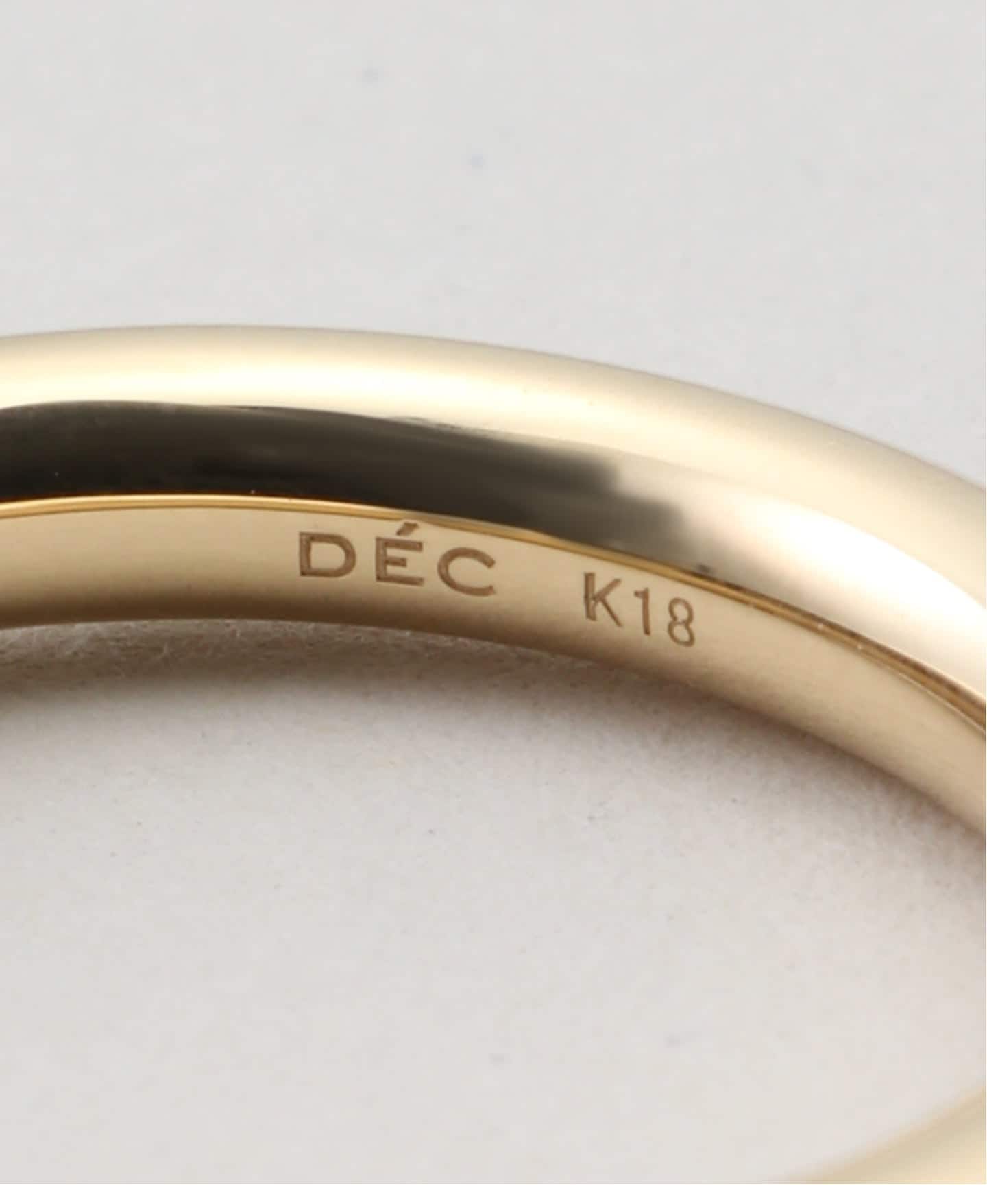 18K volume line ring／9（リング）｜DECOUVERTE（デクーヴェルト）の