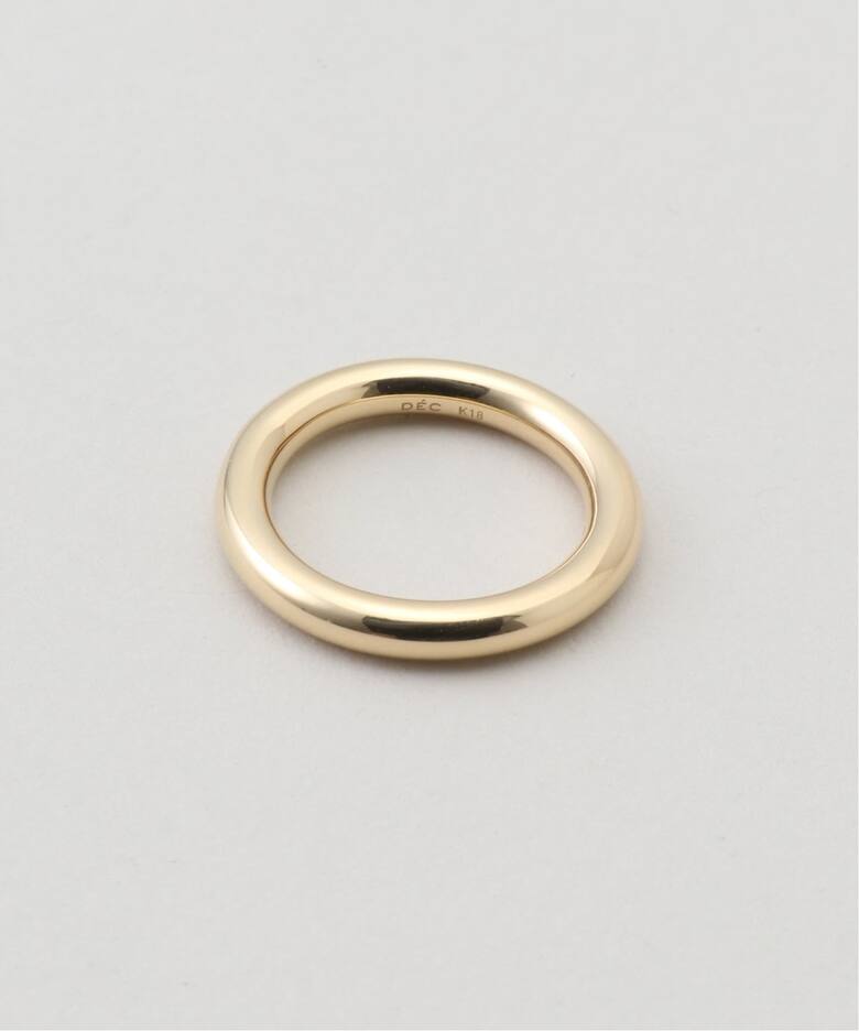 18K volume line ring／9（リング）｜DECOUVERTE（デクーヴェルト）の 