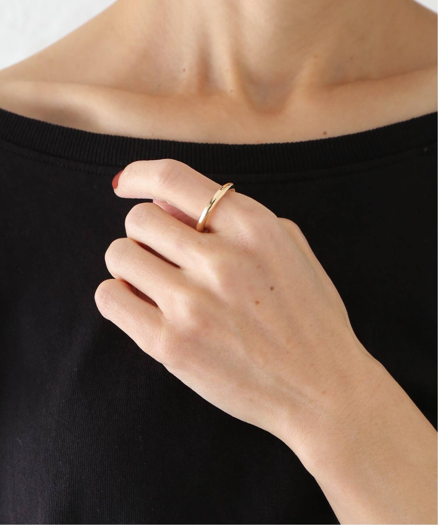18K volume line ring／13（リング）｜DECOUVERTE（デクーヴェルト）の