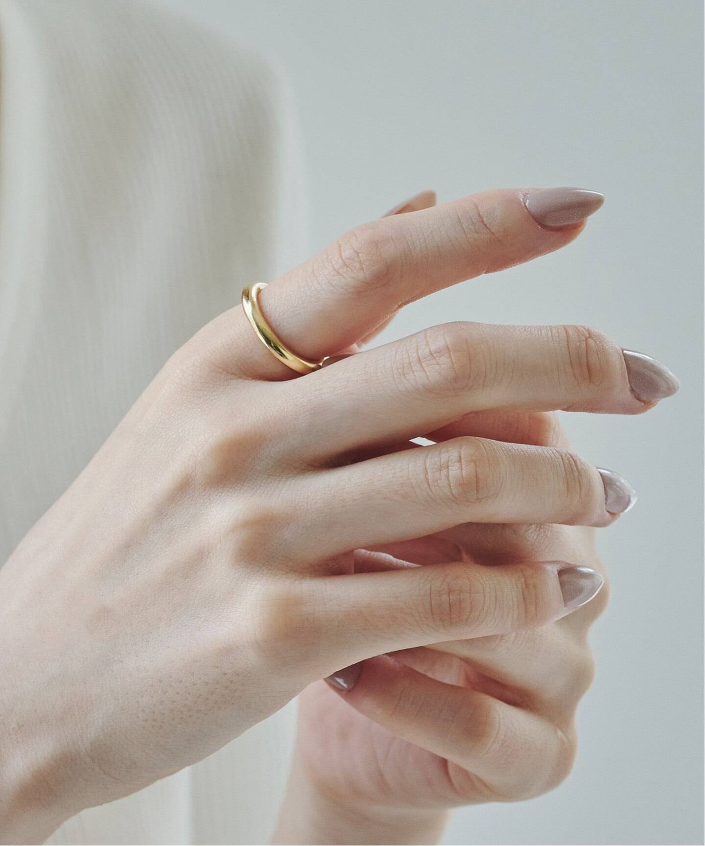 18K volume line ring／13（リング）｜DECOUVERTE（デクーヴェルト）の 