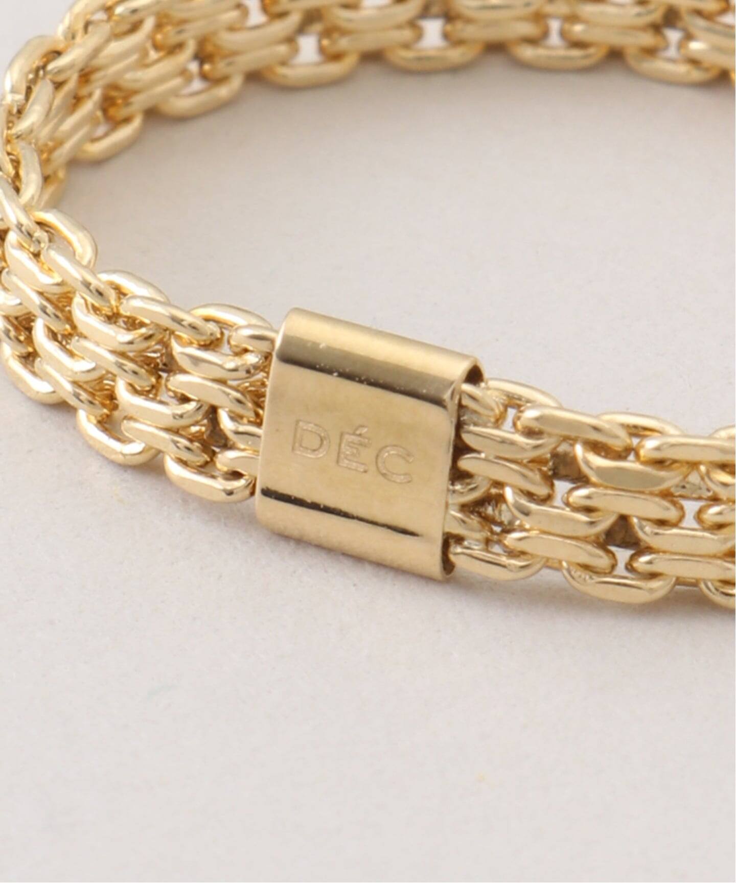 18K wide chain ring／14（リング）｜DECOUVERTE（デクーヴェルト）の