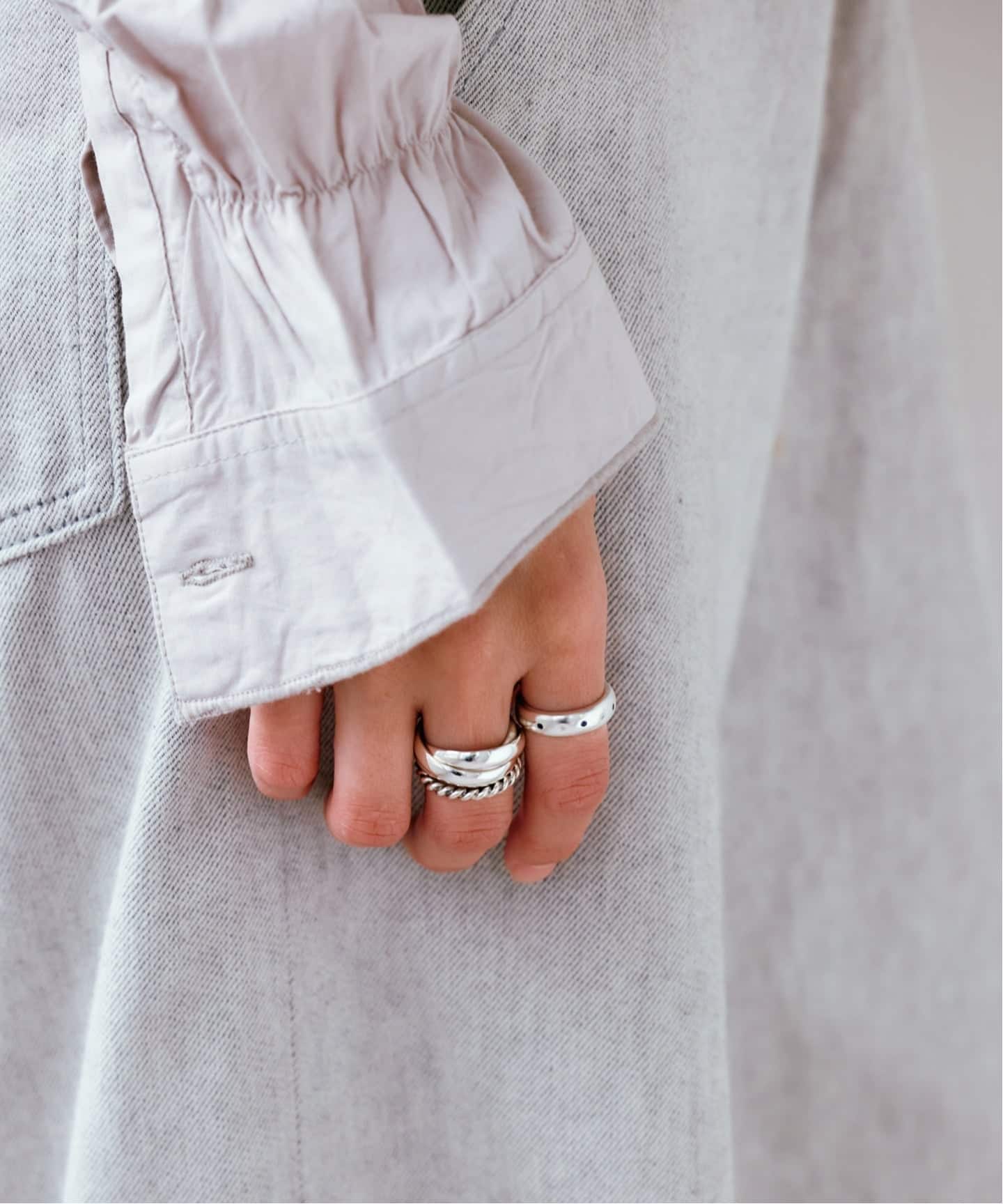 BYSMITH / バイスミス】TWIST 25mm 925 RING：リング（リング