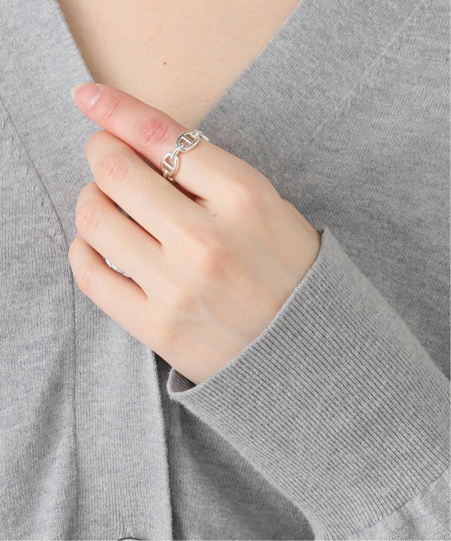 VINTAGE HERMES/エルメス】Enchainee ring pm（リング）｜ENSEMBLE
