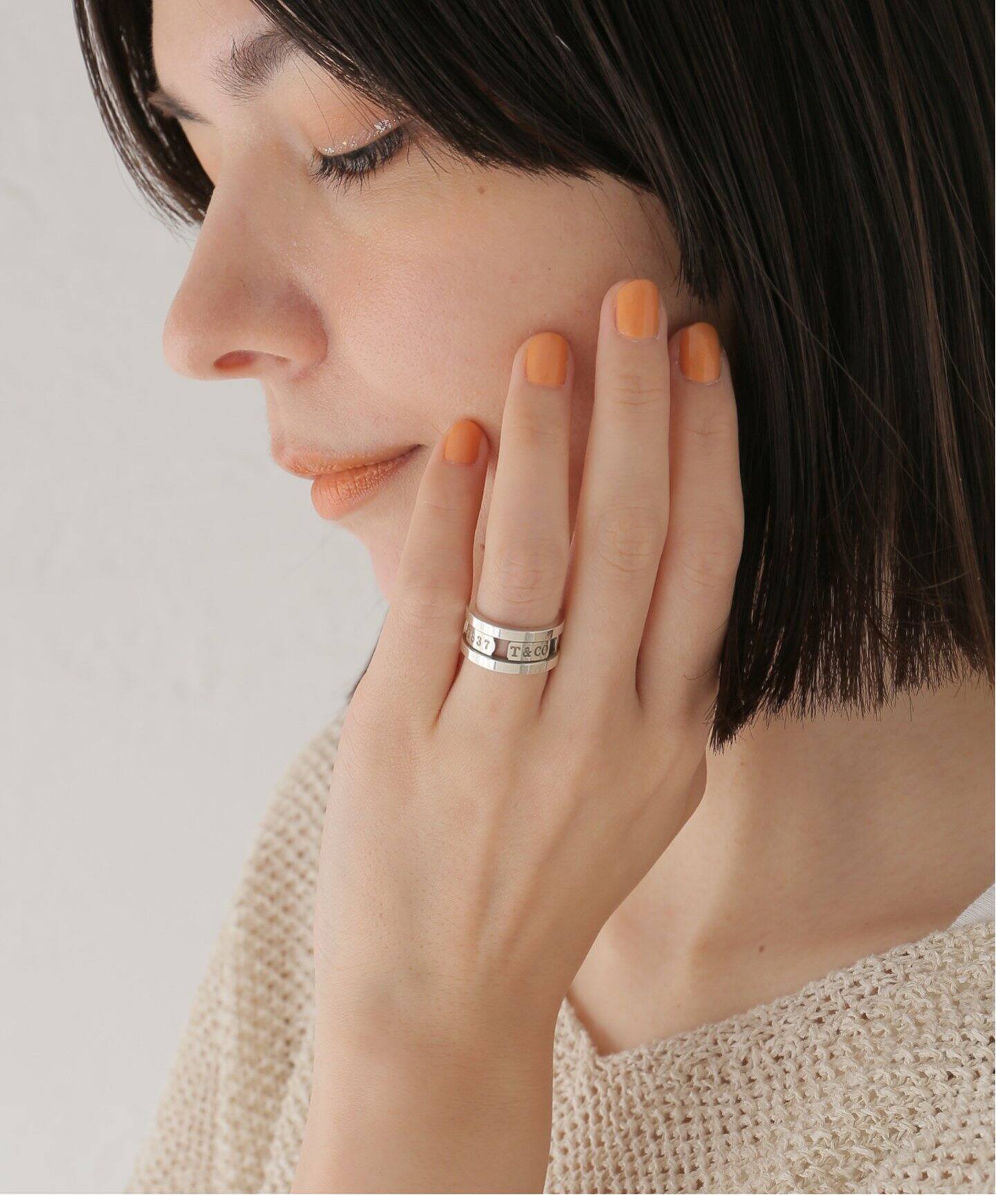 TIFFANY & CO. 1837 Element Ring 13.5号ほど
