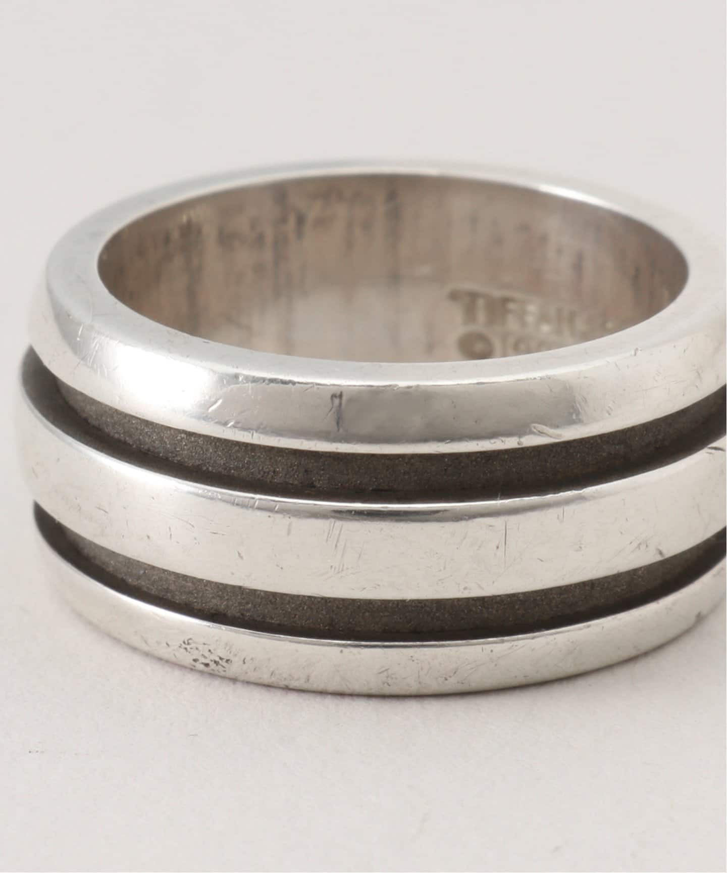 Tiffany grooved ring #48 8号 ティファニー グルーブド Tiffany grooved ring #48 8号 ティファニー グルーブド