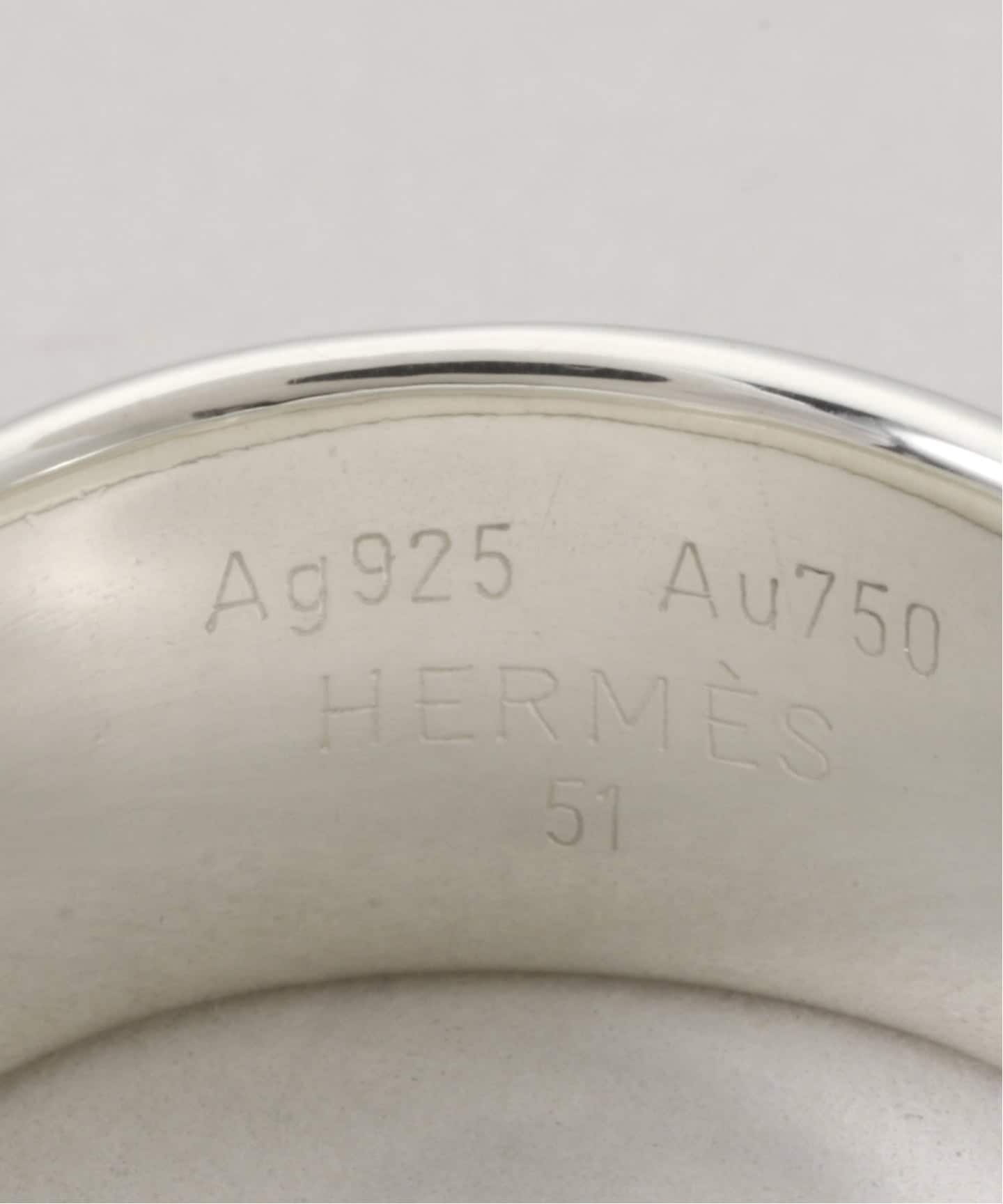 ◆ エルメス アンサンブル　Hロゴデザイン　リング VINTAGE HERMES/エルメス】 H logo ring（リング）｜ENSEMBLE