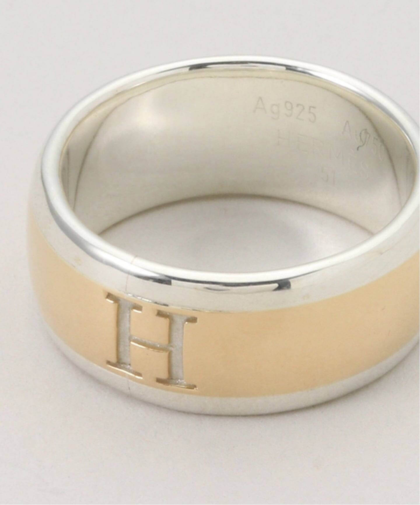 VINTAGE HERMES/エルメス】 H logo ring（リング）｜ENSEMBLE