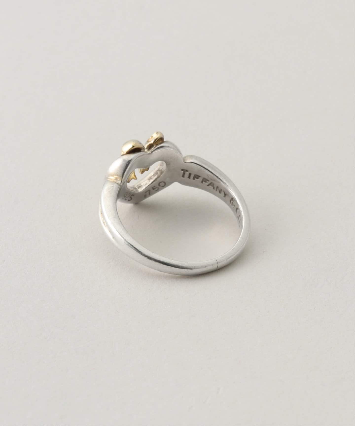 VINTAGE TIFFANY&Co./ティファニー】Heart ribbon ring（リング