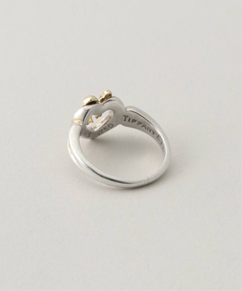 VINTAGE TIFFANY&Co./ティファニー】Heart ribbon ring（リング 