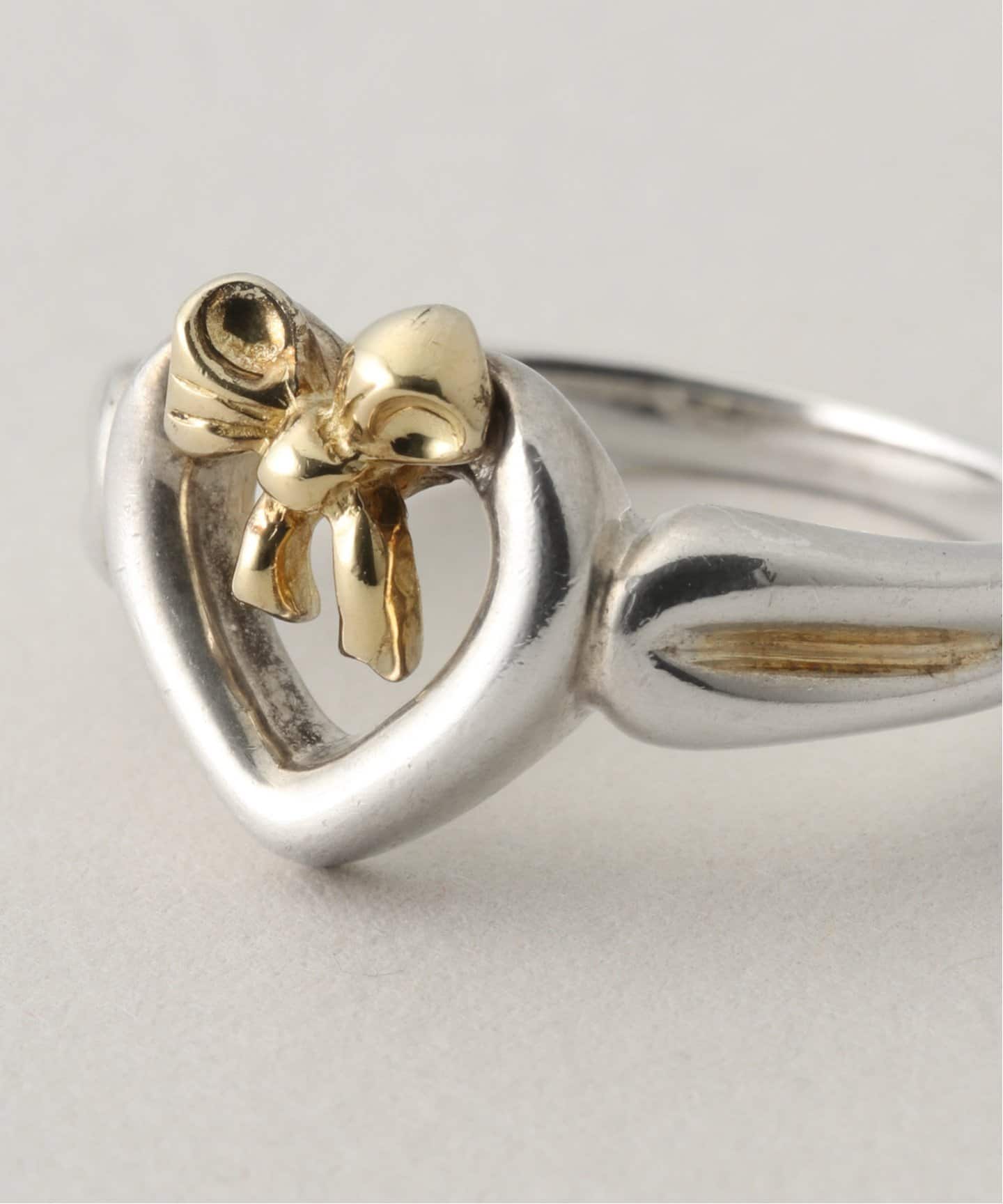 アクセサリー tiffany heart ring vintege archive VINTAGE TIFFANY&Co./ティファニー】Heart ribbon ring（リング