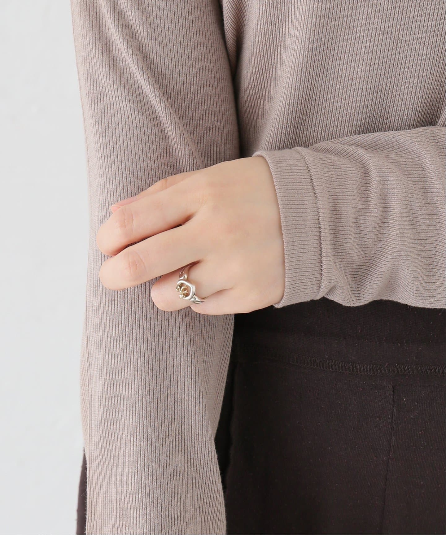 VINTAGE TIFFANY&Co./ティファニー】Heart ribbon ring（リング