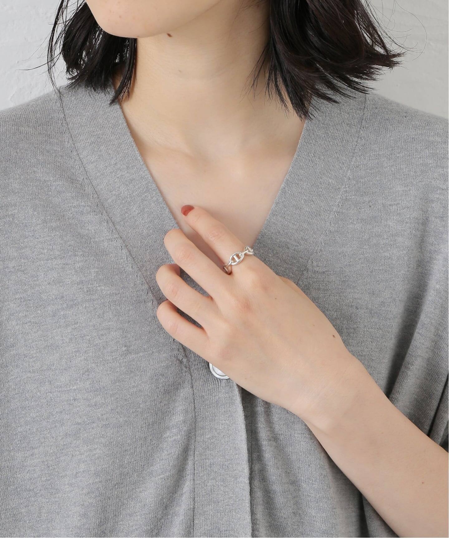 VINTAGE HERMES/エルメス】 Enchainee ring pm（リング