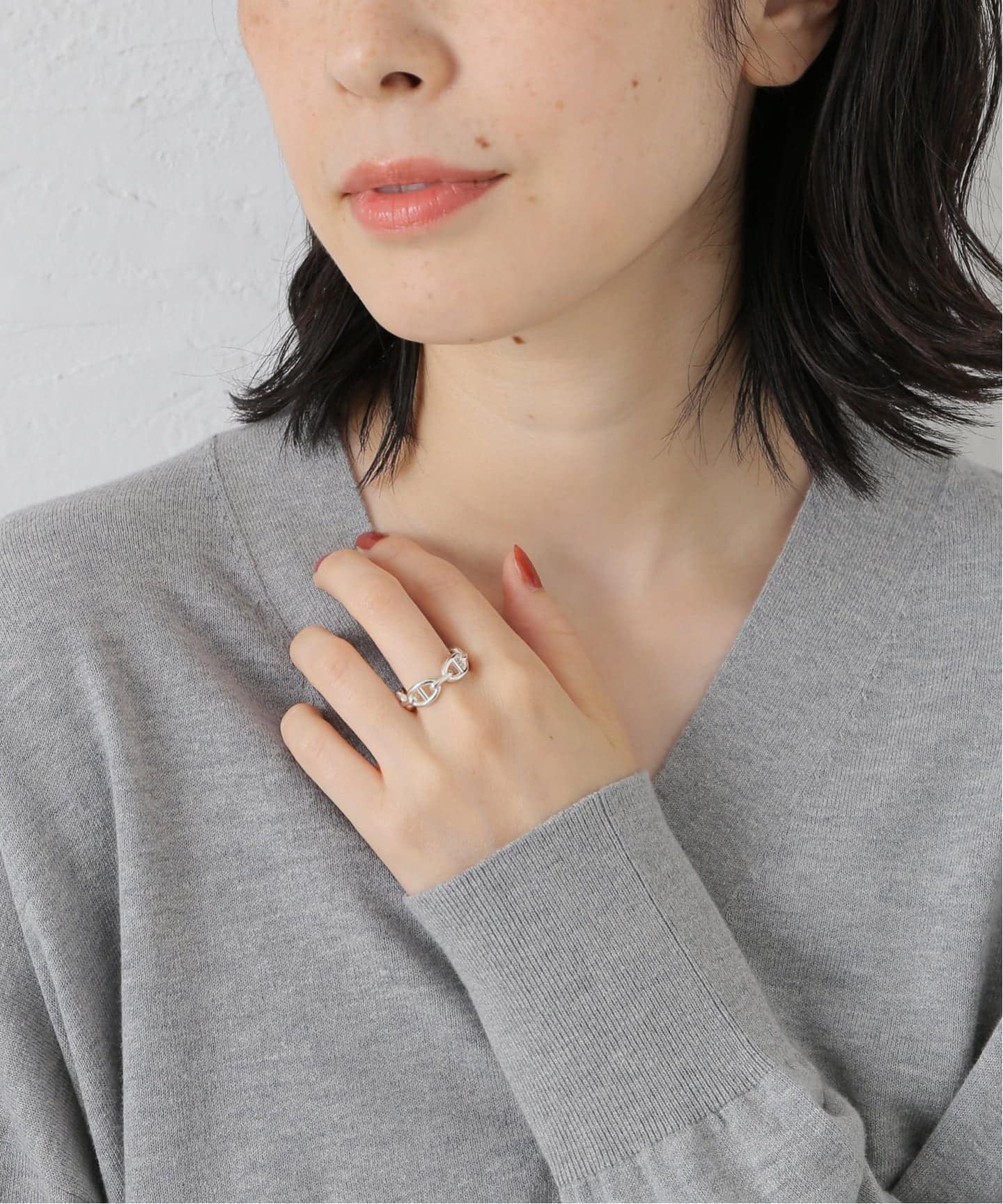 【手元を華やかに☆】HERMES Enchainee ring Chaine d'ancre Enchainee ring, small model | Hermès USA