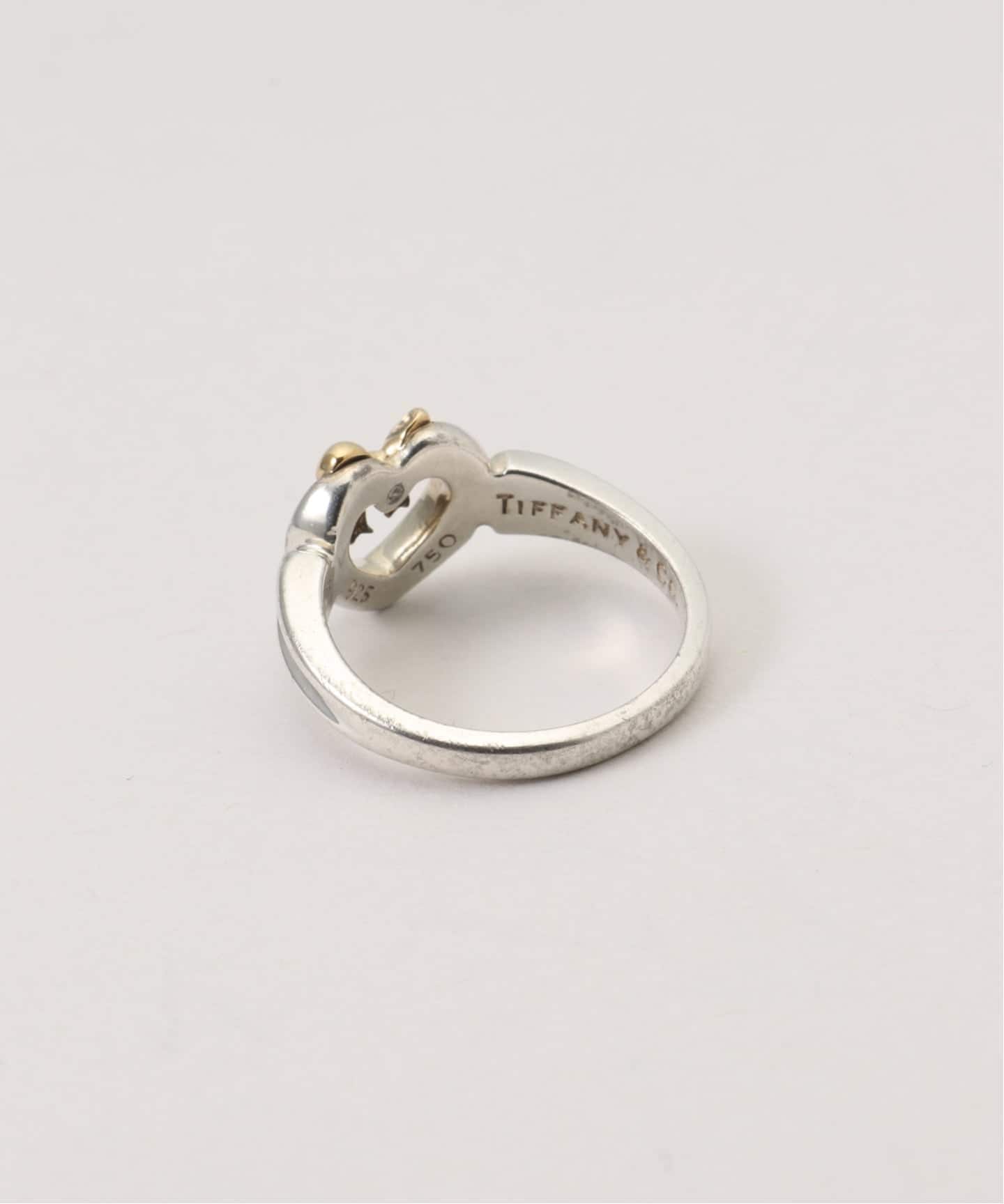 VINTAGE TIFFANY&Co./ティファニー】Heart ribbon ring（リング