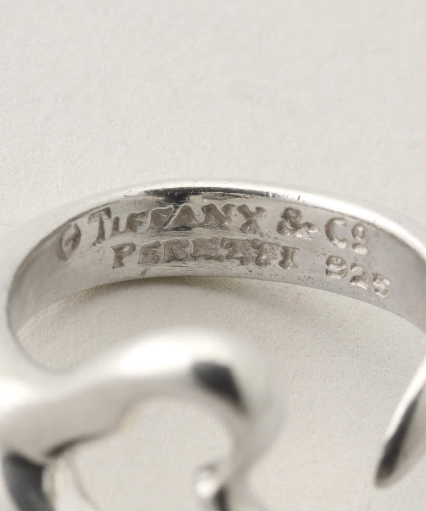 VINTAGE TIFFANY&Co./ティファニー】Open heart cuff ring s