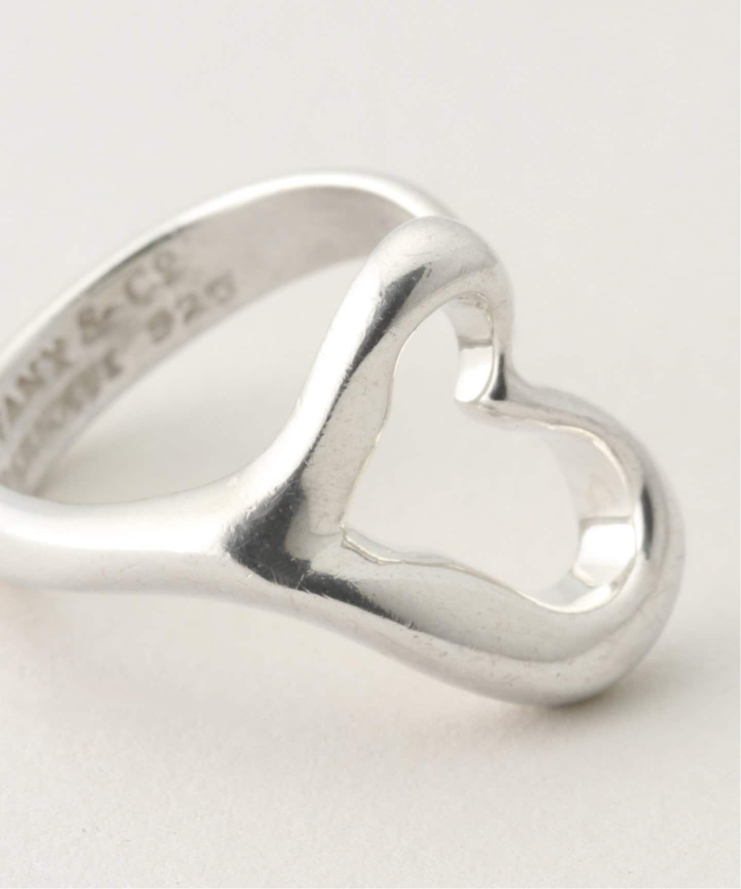 【ユーズド品】TIFFANY　Open Heart Ring　＊613 VINTAGE TIFFANY&Co./ティファニー】Open heart cuff ring s