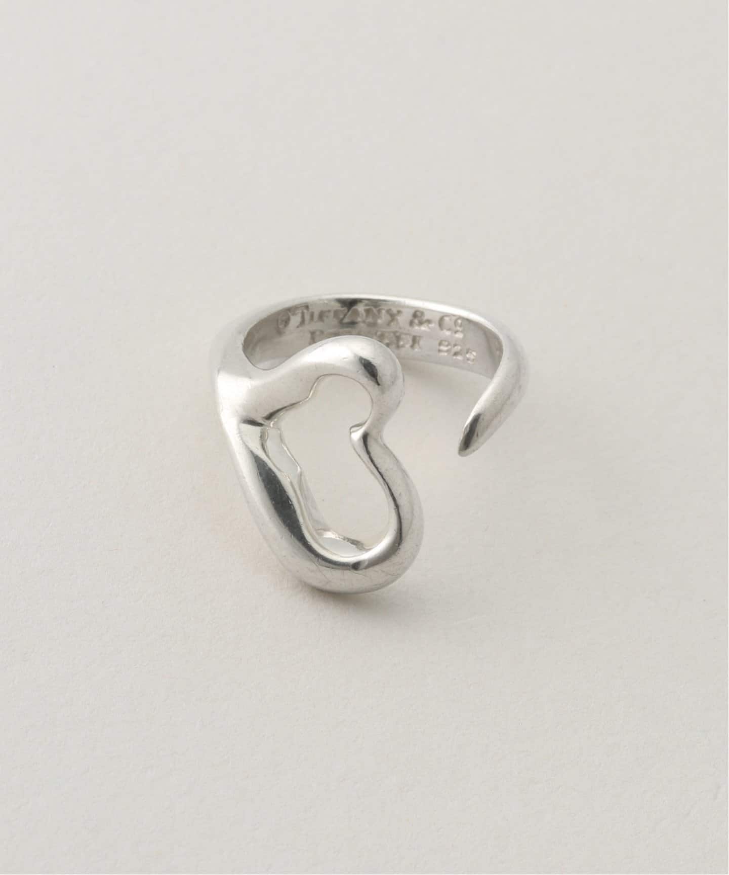 【ユーズド品】TIFFANY　Open Heart Ring　＊613 VINTAGE TIFFANY&Co./ティファニー】Open heart cuff ring s