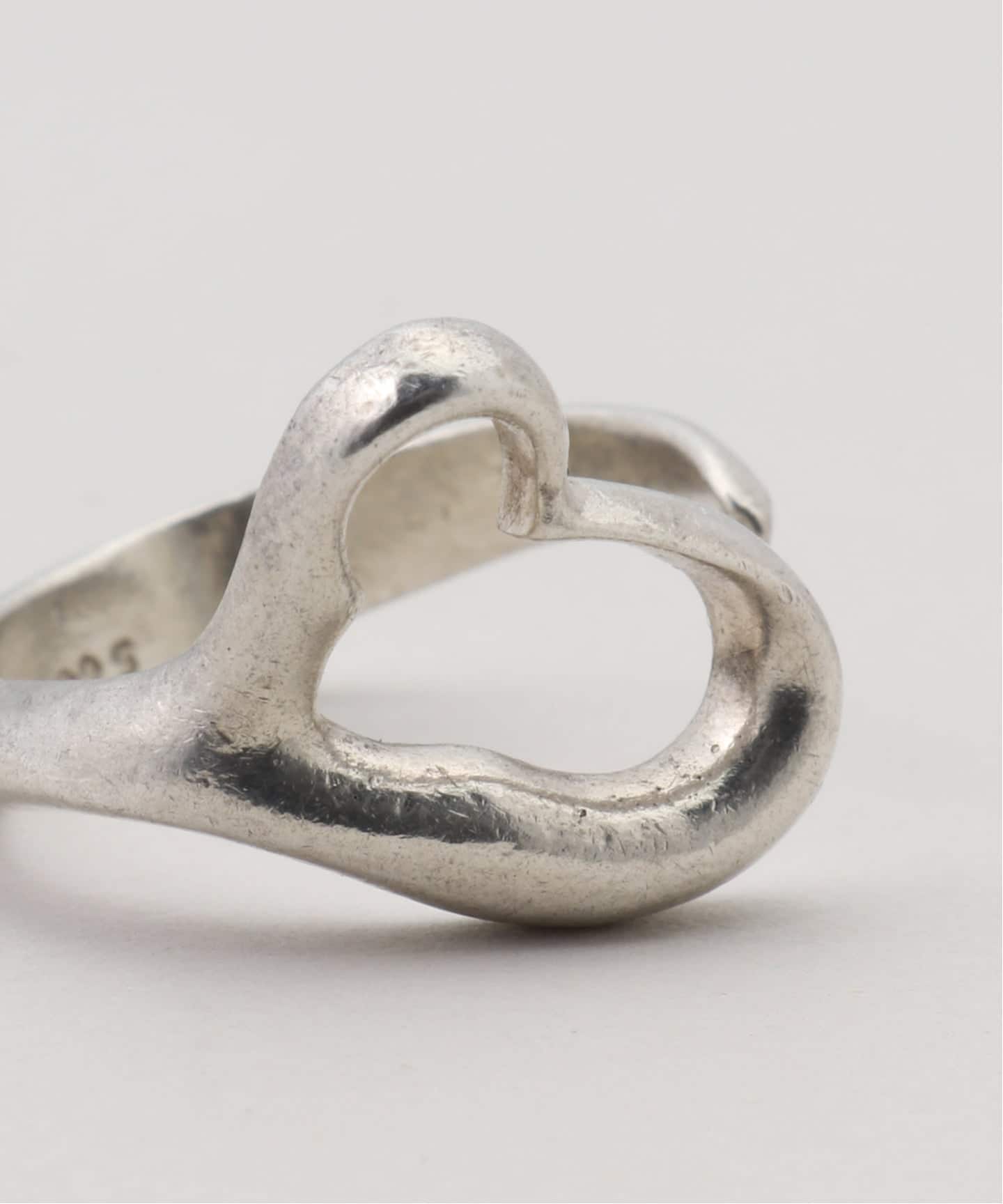 VINTAGE TIFFANY&Co./ティファニー】 Open heart cuff ring（リング