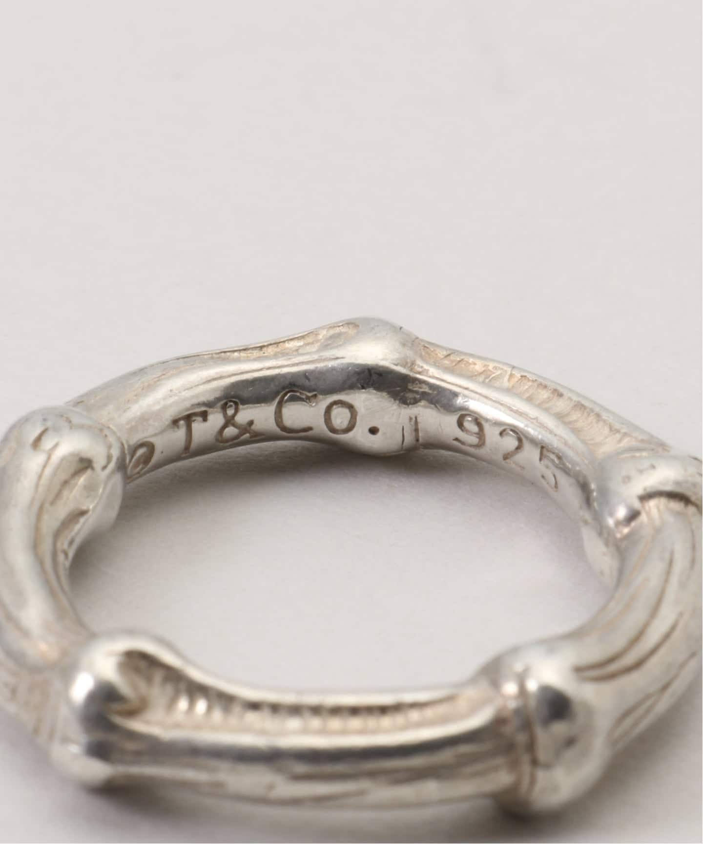tiffany bamboo ring ヴィンテージ　10号 C. 1996 Vintage Tiffany Jewelry Sterling Silver Bamboo Ring