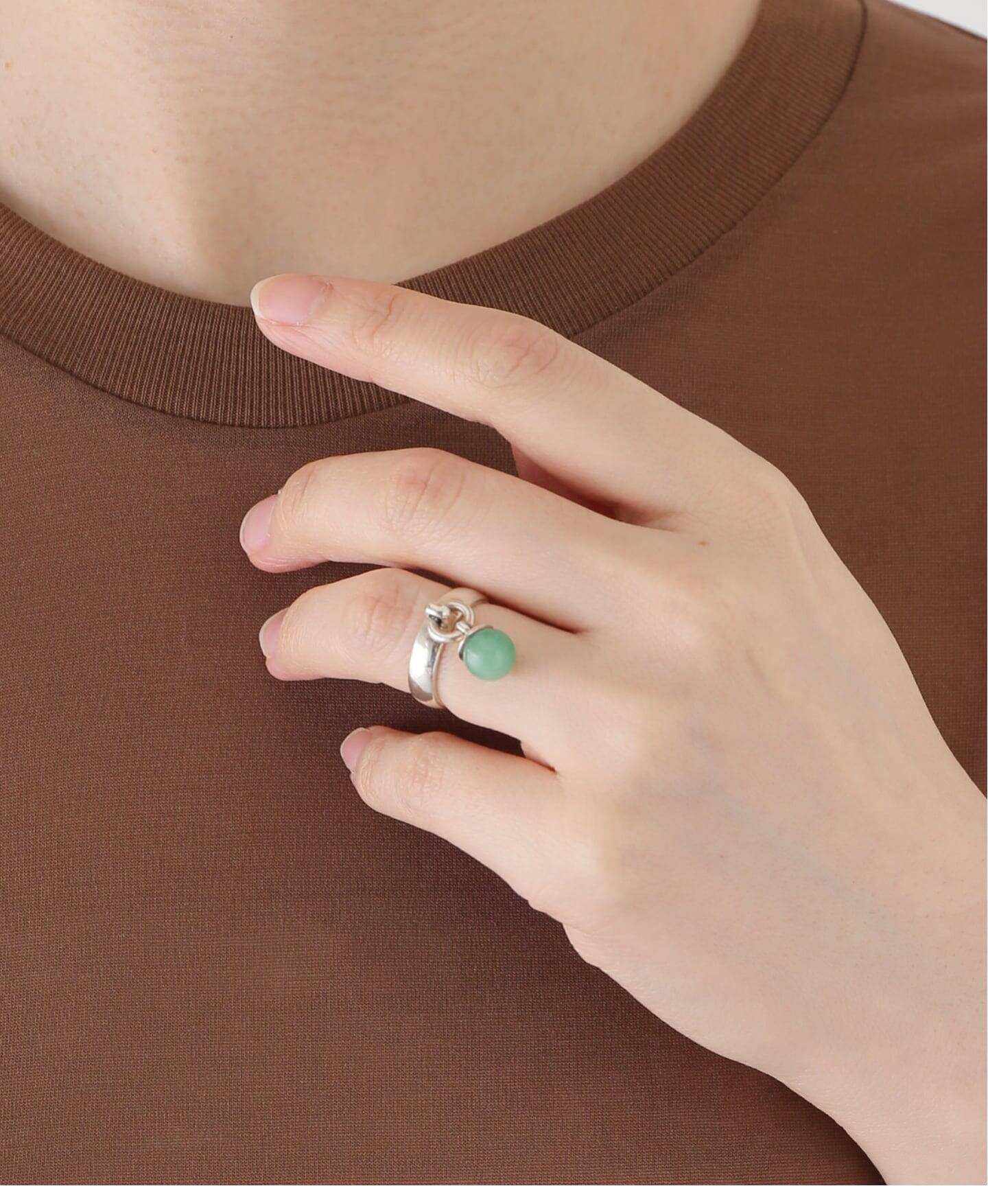 VINTAGE TIFFANY&Co./ティファニー】Ball dangle ring stone