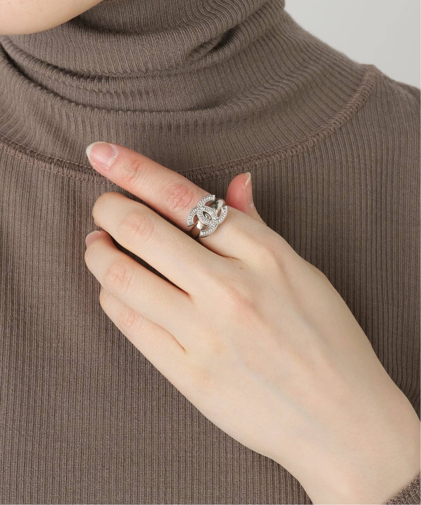 VINTAGE CHANEL/シャネル】 CC ring twist pattern（リング