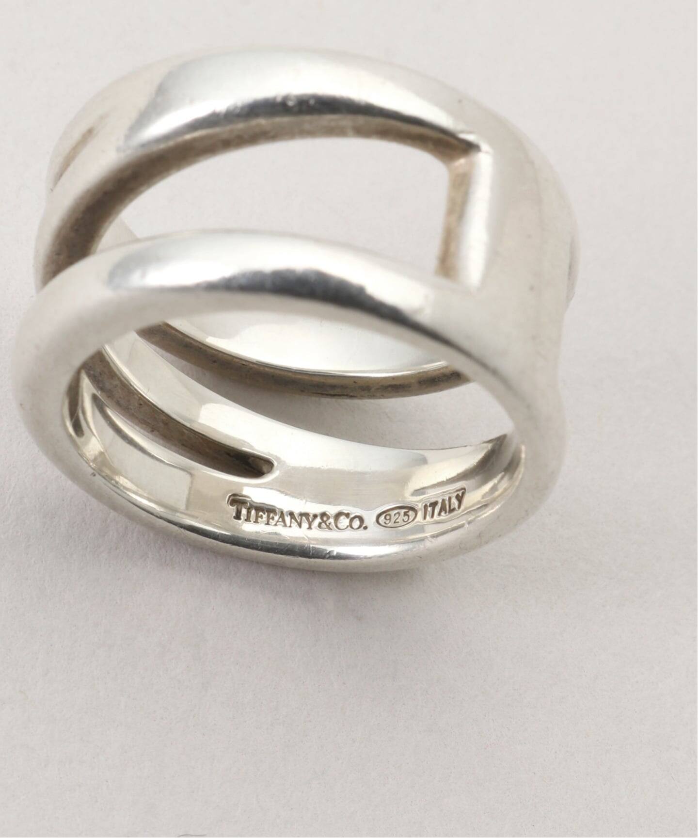 VINTAGE TIFFANY&Co./ティファニー】Diagonal ring（リング