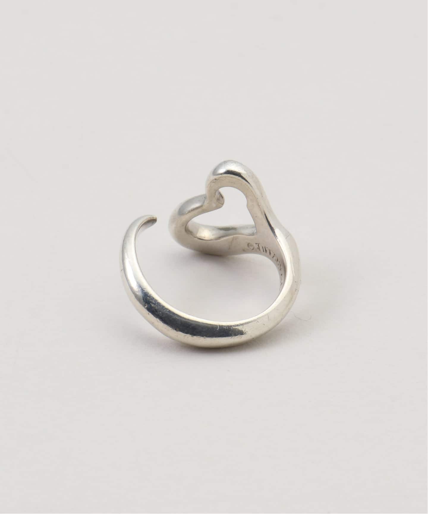 VINTAGE TIFFANY&Co./ティファニー】Open heart cuff ring（リング