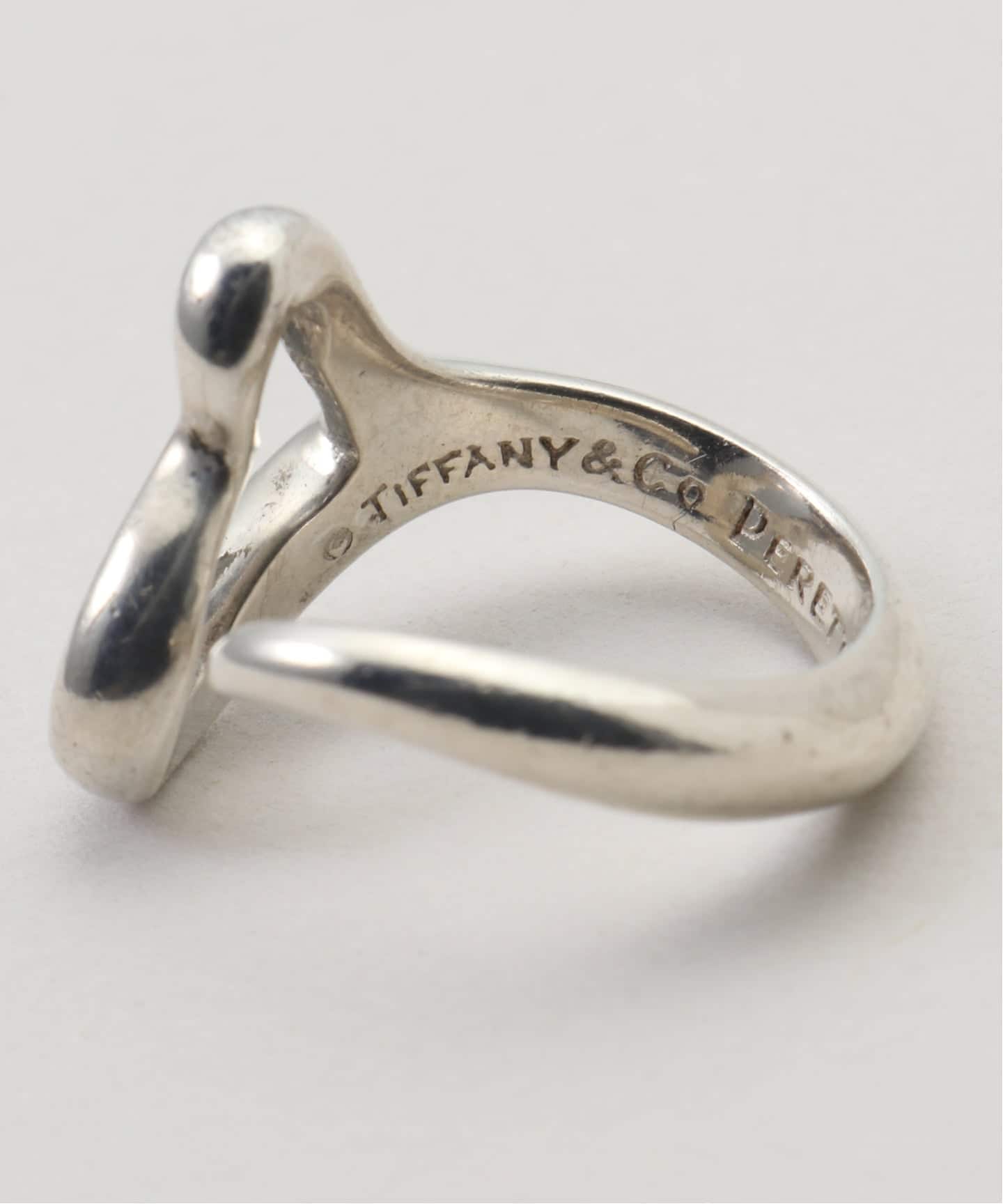 VINTAGE TIFFANY&Co./ティファニー】Open heart cuff ring（リング