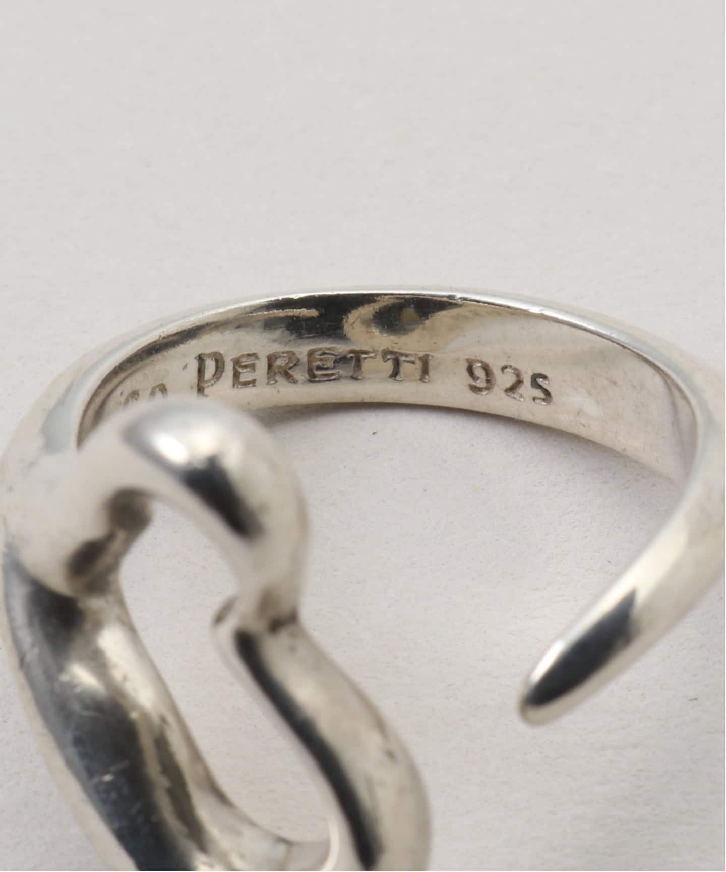 VINTAGE TIFFANY&Co./ティファニー】Open heart cuff ring（リング