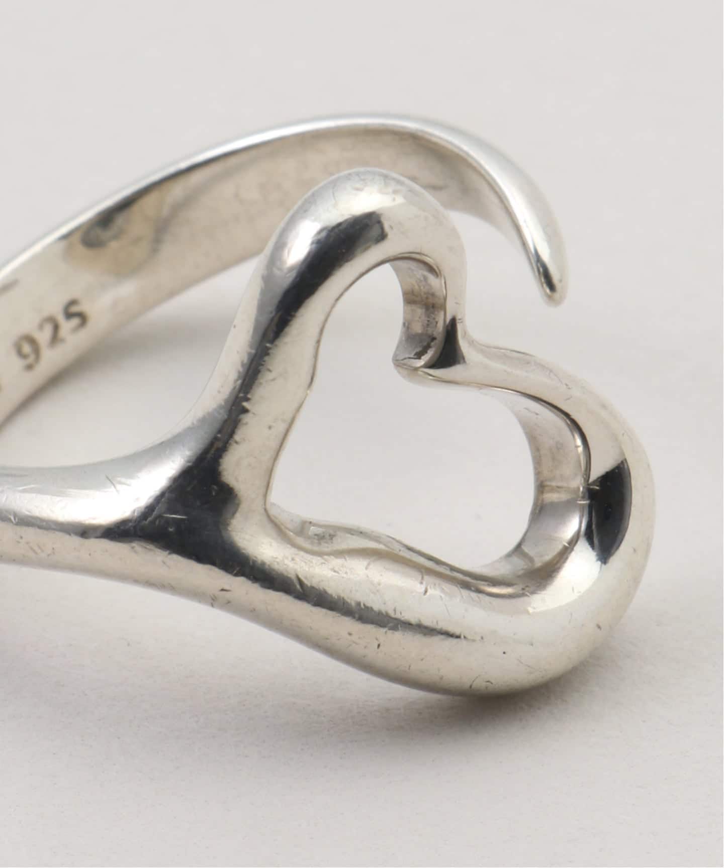 VINTAGE TIFFANY&Co./ティファニー】Open heart cuff ring(リング VINTAGE TIFFANY&Co./ティファニー】Open heart cuff ring(リング