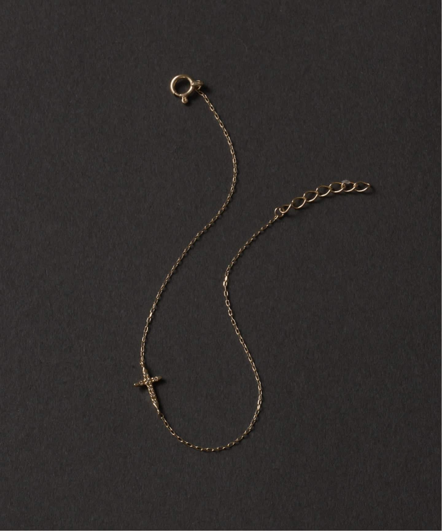 クロスダイヤブレスレット K10（ブレスレット・バングル）｜Lilas