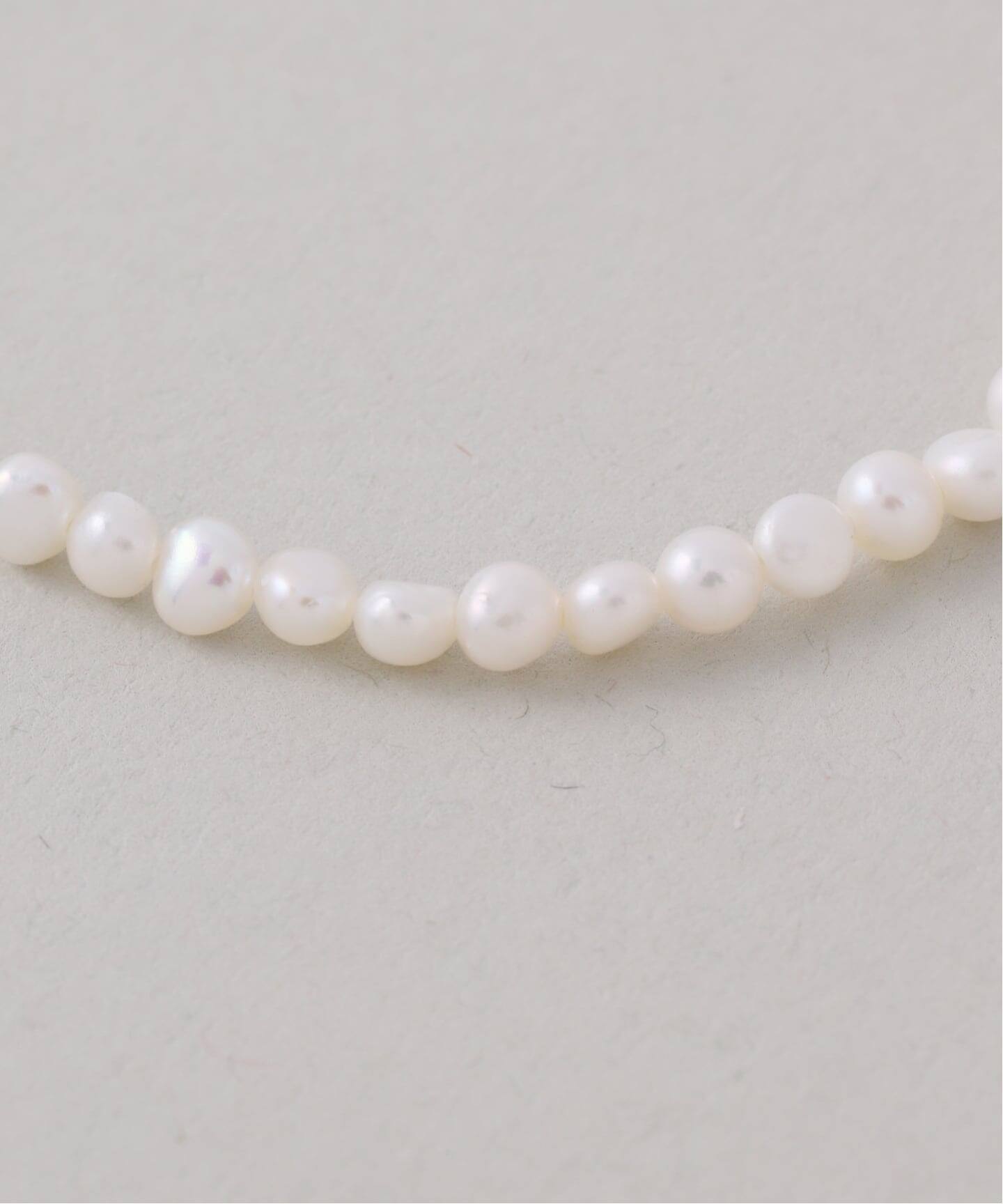 ミラーボール*サザレパールブレスレット K10（ブレスレット・バングル