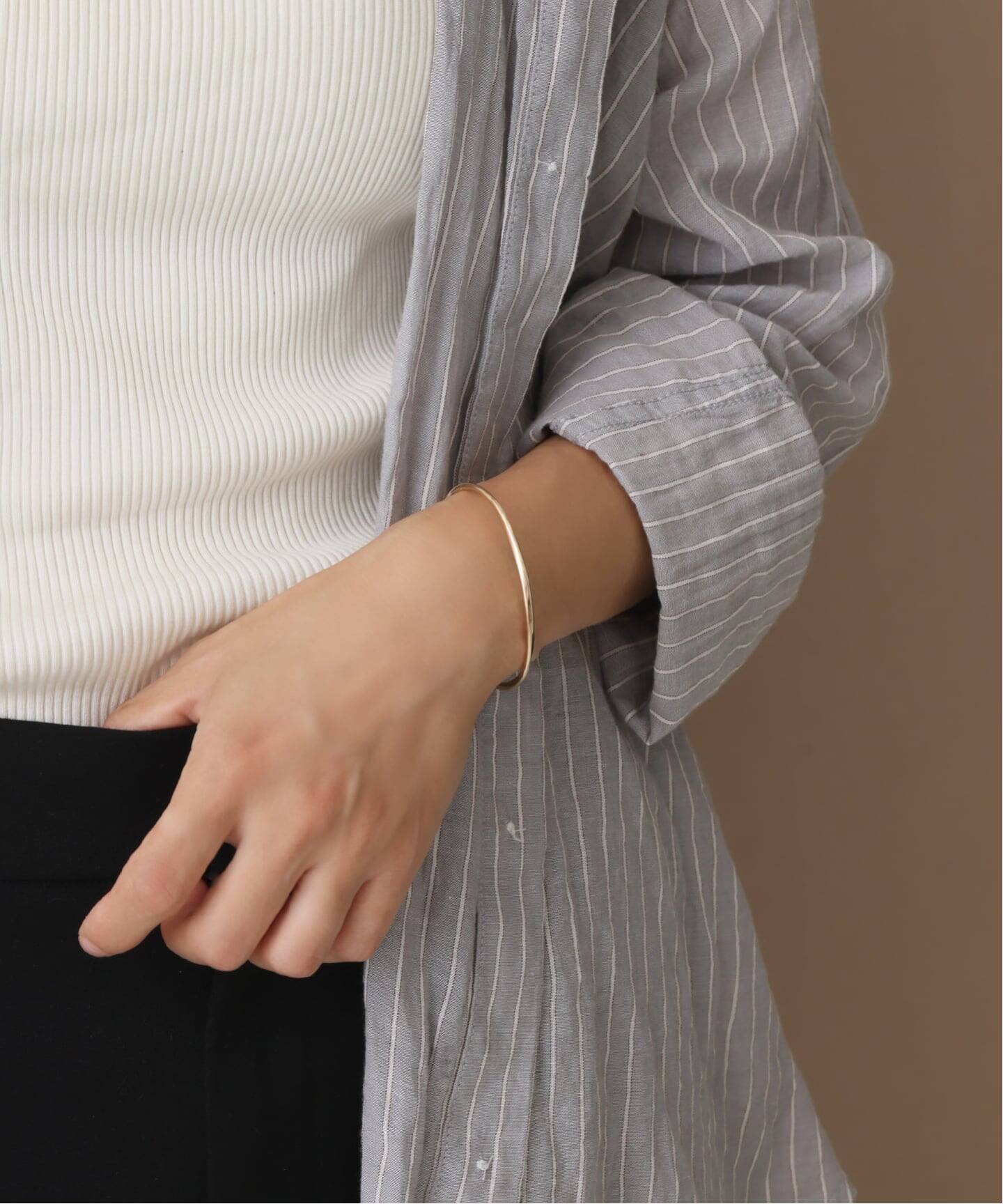 Lilas　2.5パイプC型バングル K10 スピックアンドスパン 2.5パイプC型バングル K10（ブレスレット・バングル）｜Lilas（リラ