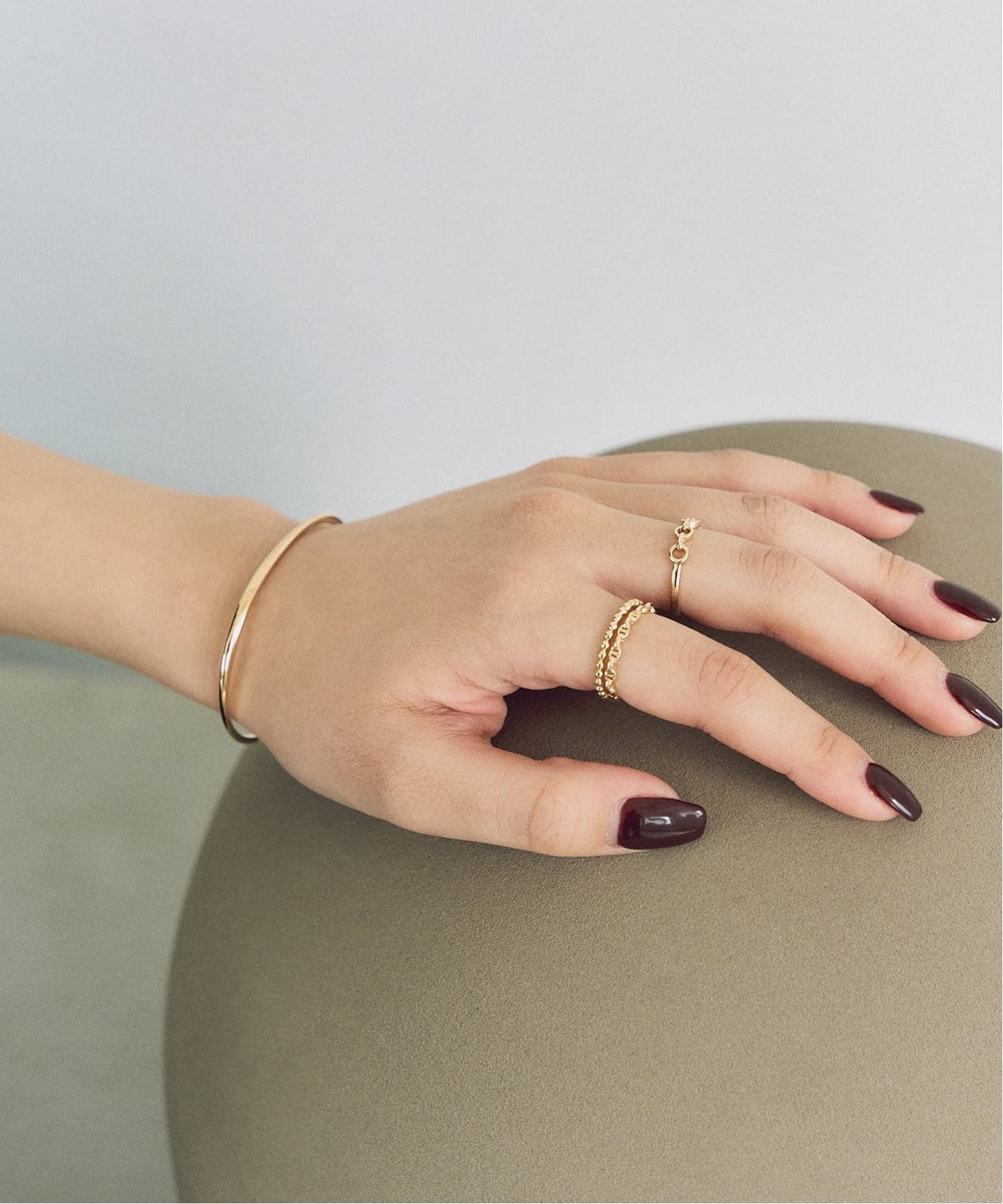 2.5パイプC型バングル K10（ブレスレット・バングル）｜Lilas（リラ