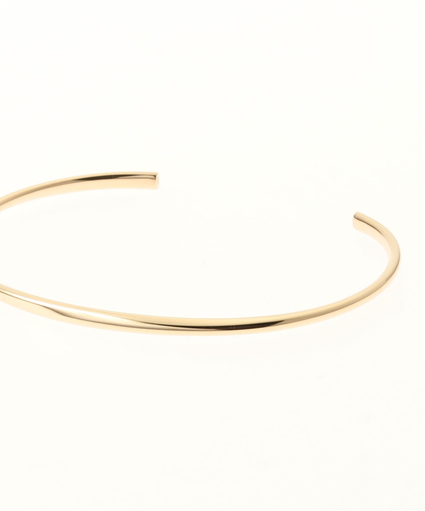 2.5パイプC型バングルワイド K10（ブレスレット・バングル）｜Lilas