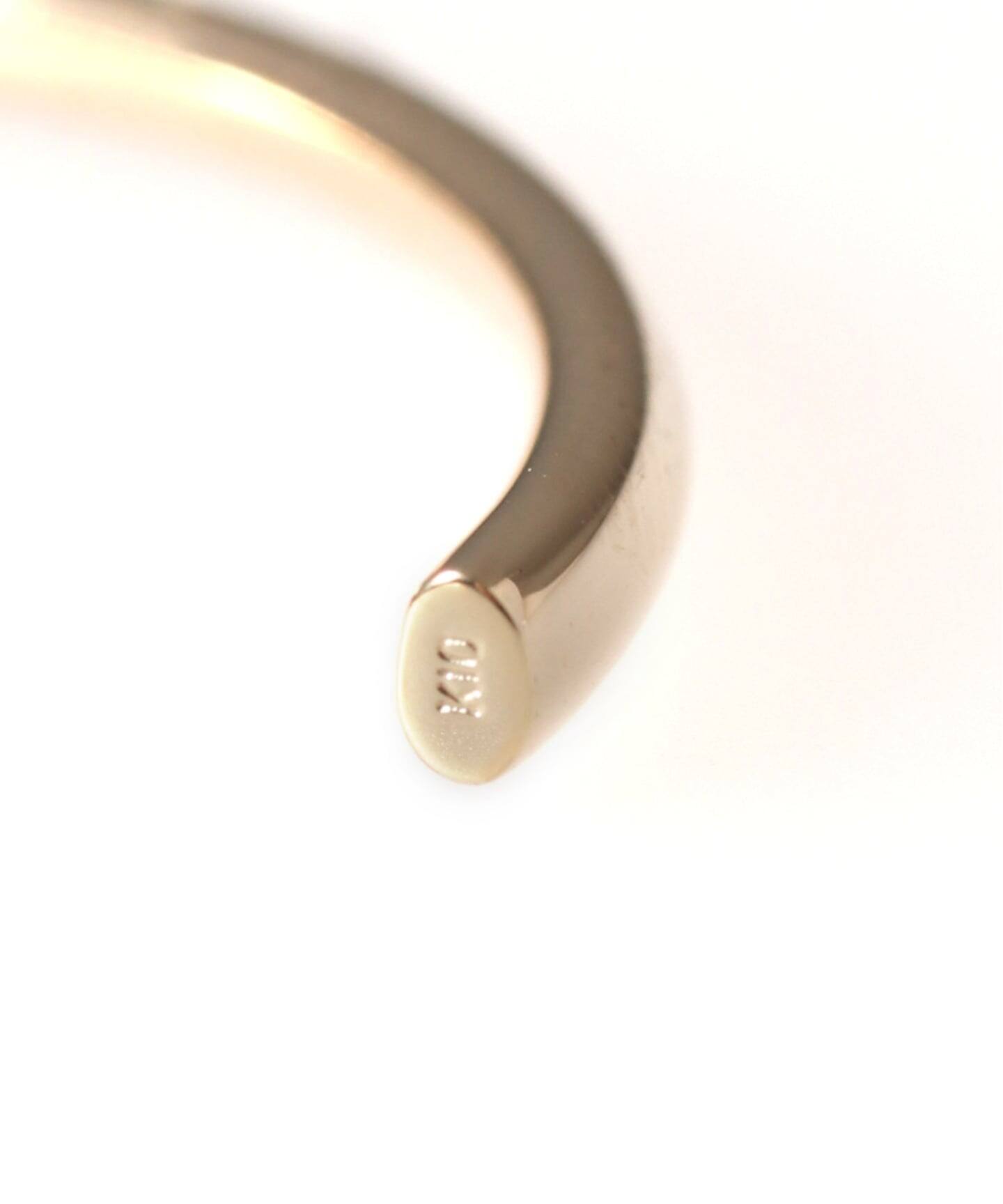 2.5パイプC型バングルワイド K10（ブレスレット・バングル）｜Lilas