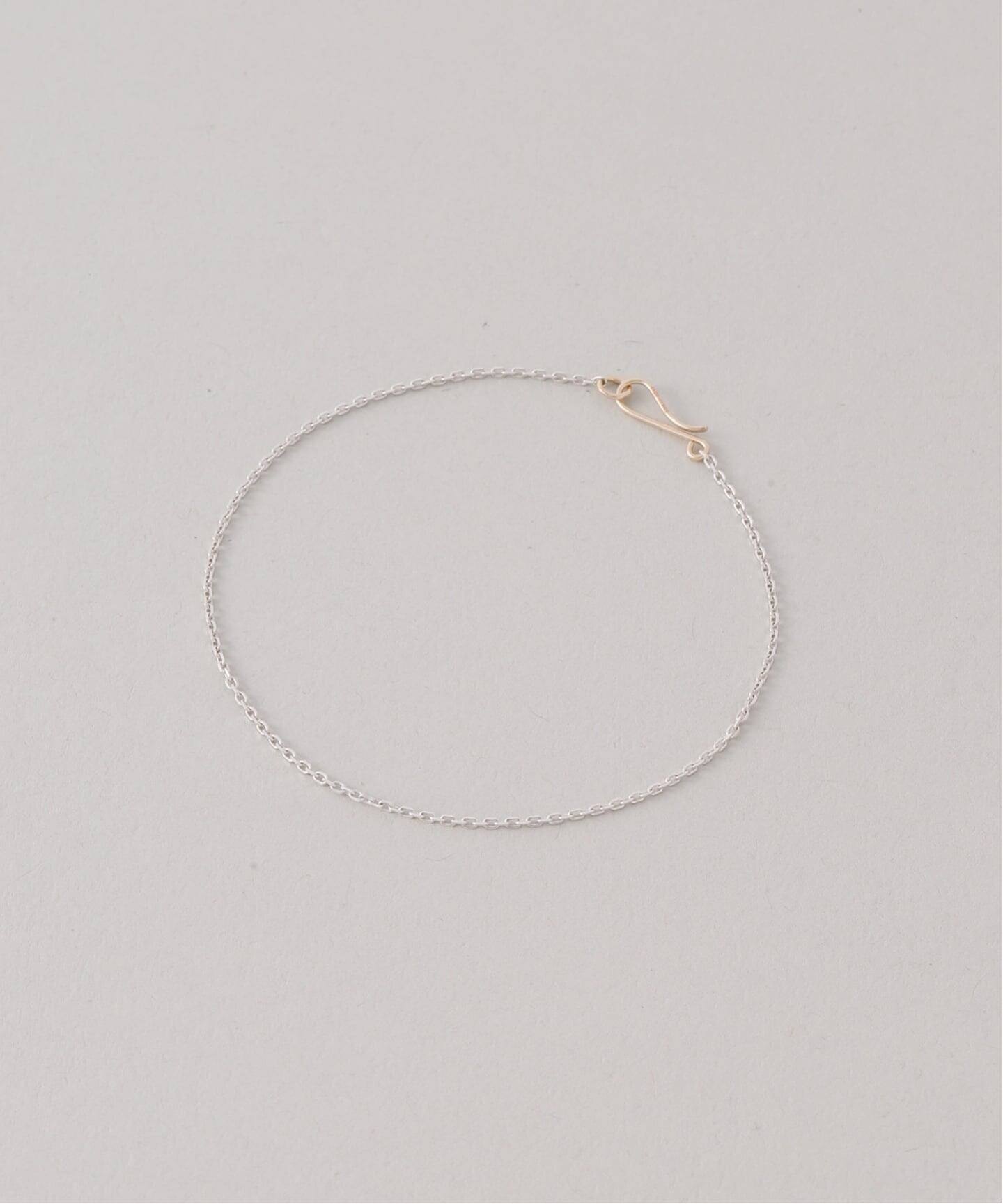 SAMH by LILAS】 デタッチャブルフックSVブレスレット K10*SV